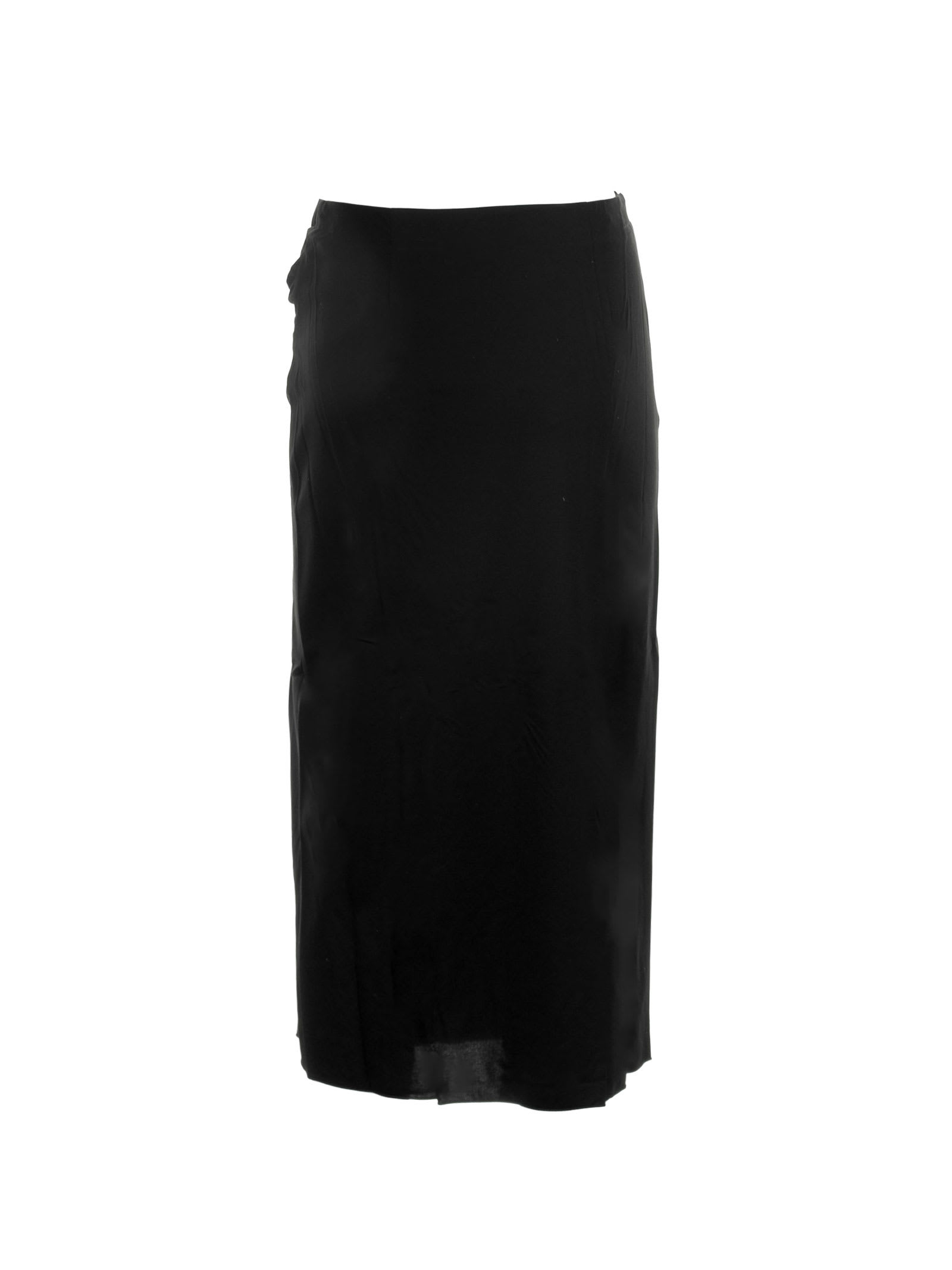 Shop Weekend Max Mara Black Midi Skirt In Nero