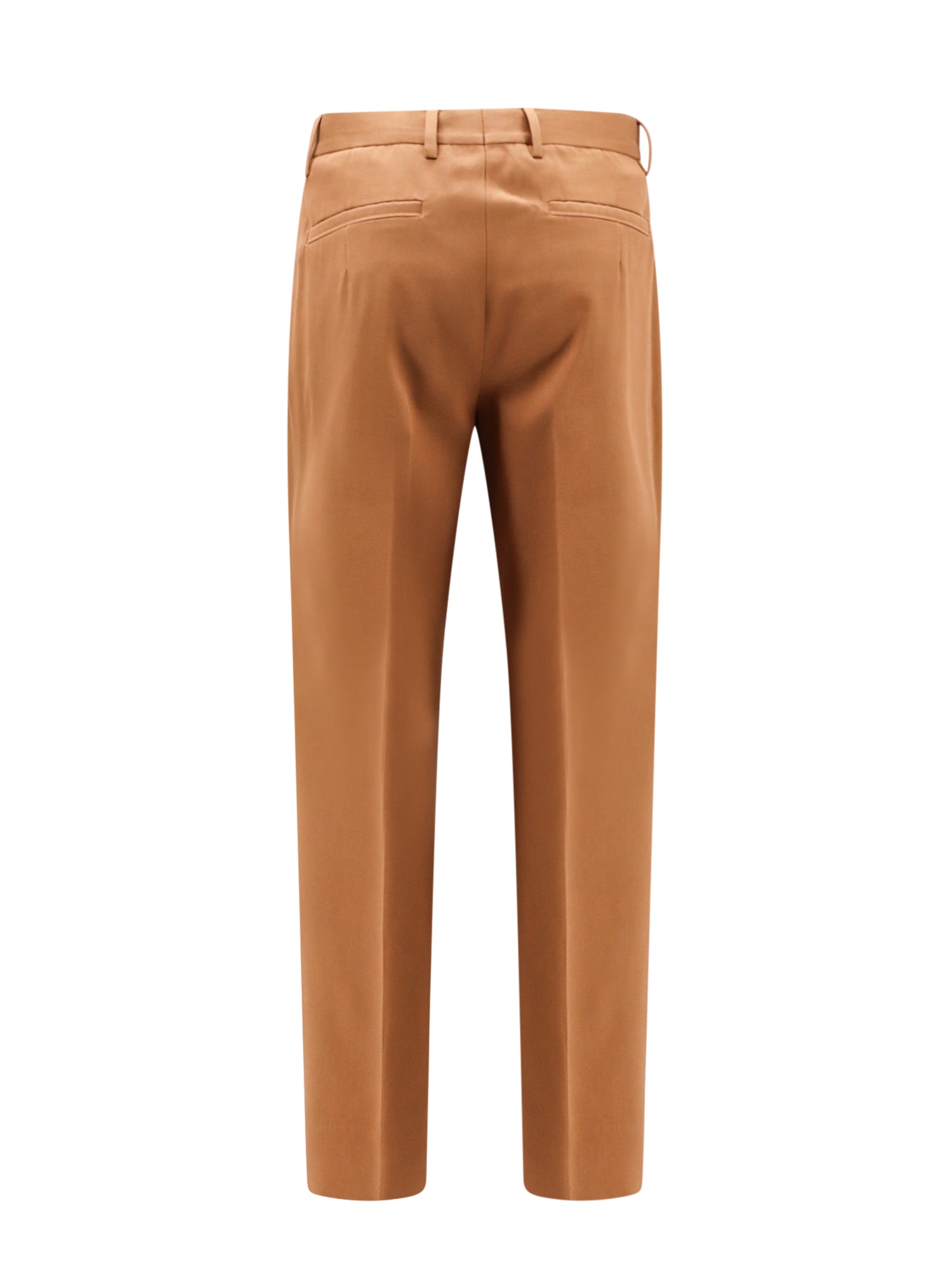 Shop Zegna Trouser In Brown