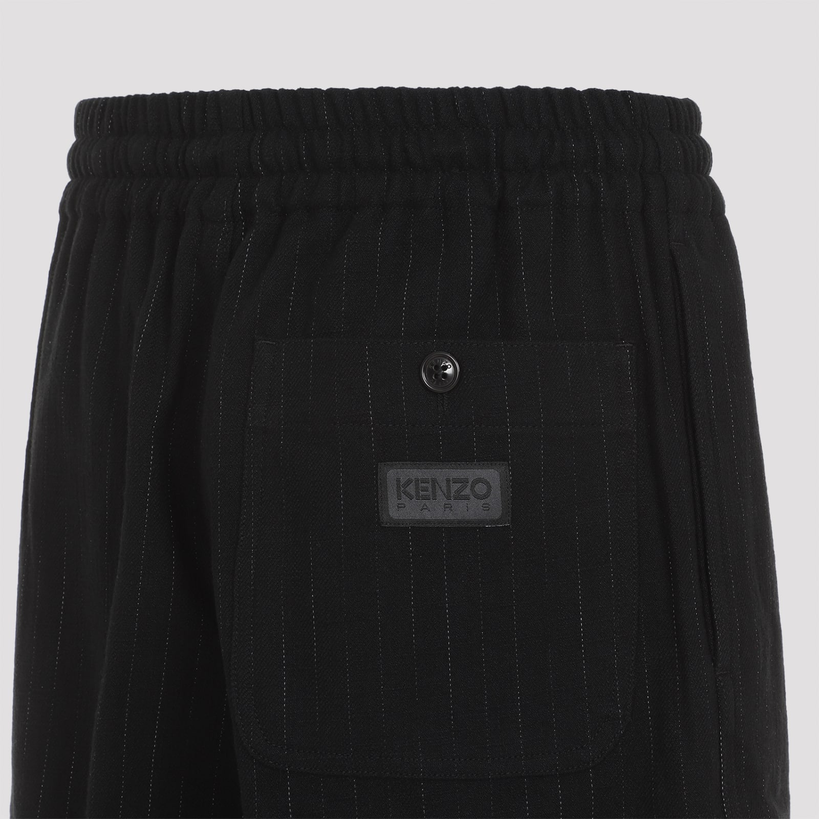 Shop Kenzo Cargo Pants In Black