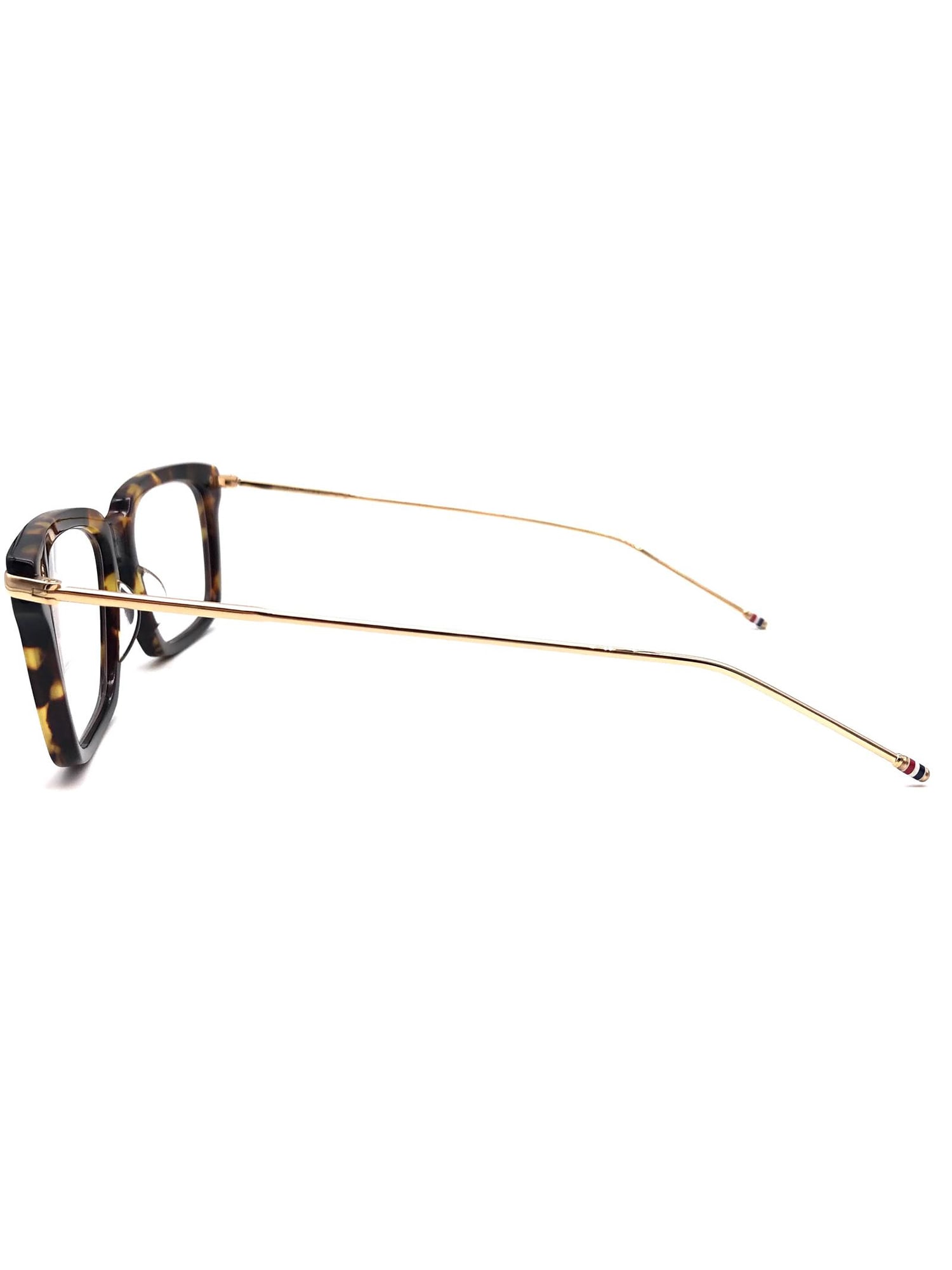 Shop Thom Browne Ueo701a/g0003 Eyewear In Med Brown