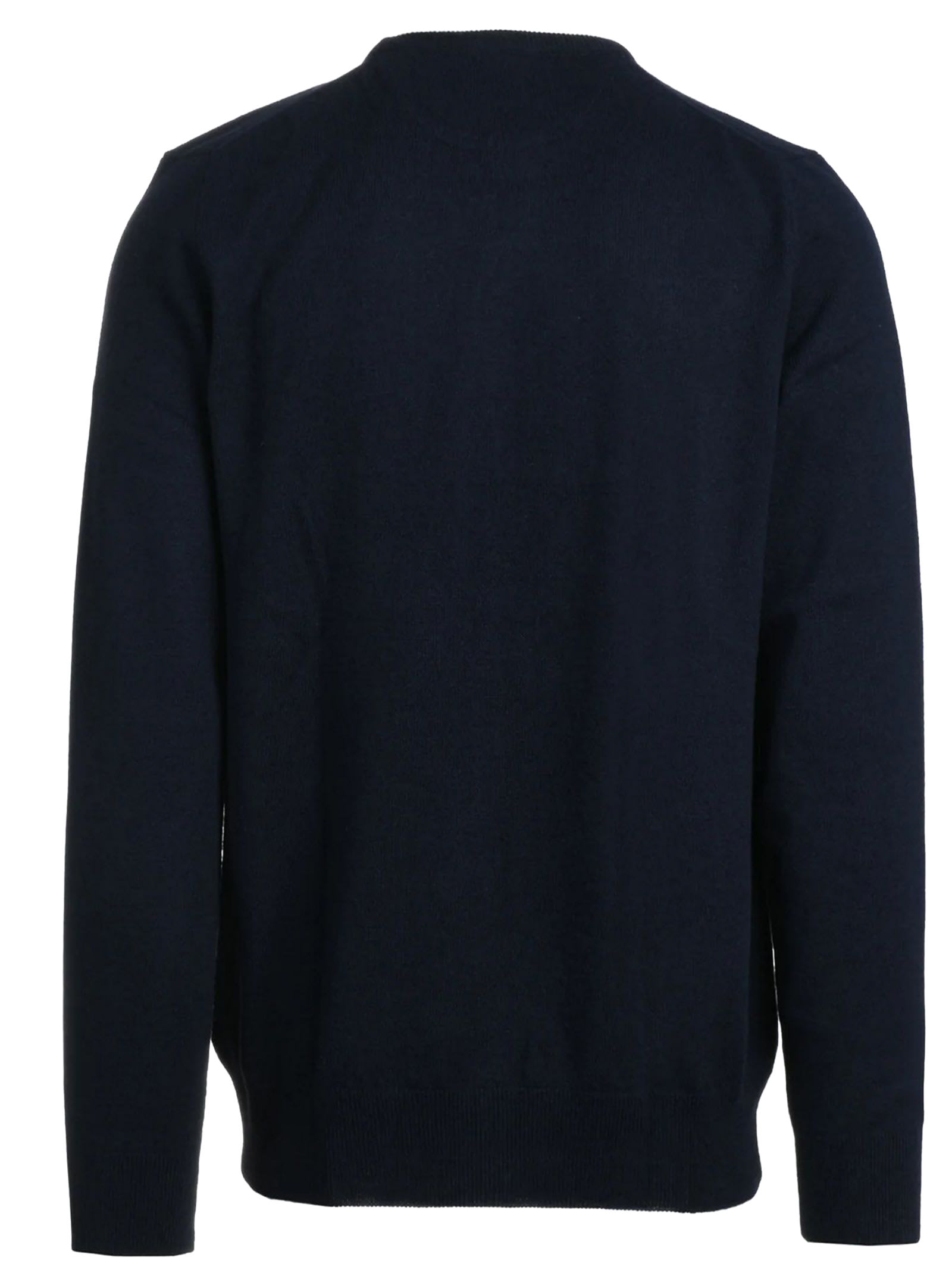 Shop Ralph Lauren Blue Wool Sweater