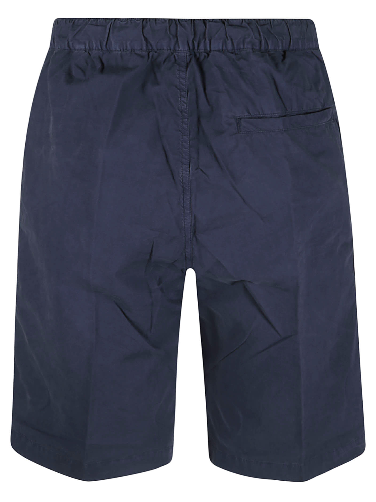 Shop Aspesi Cargo Buttoned Shorts In Navy