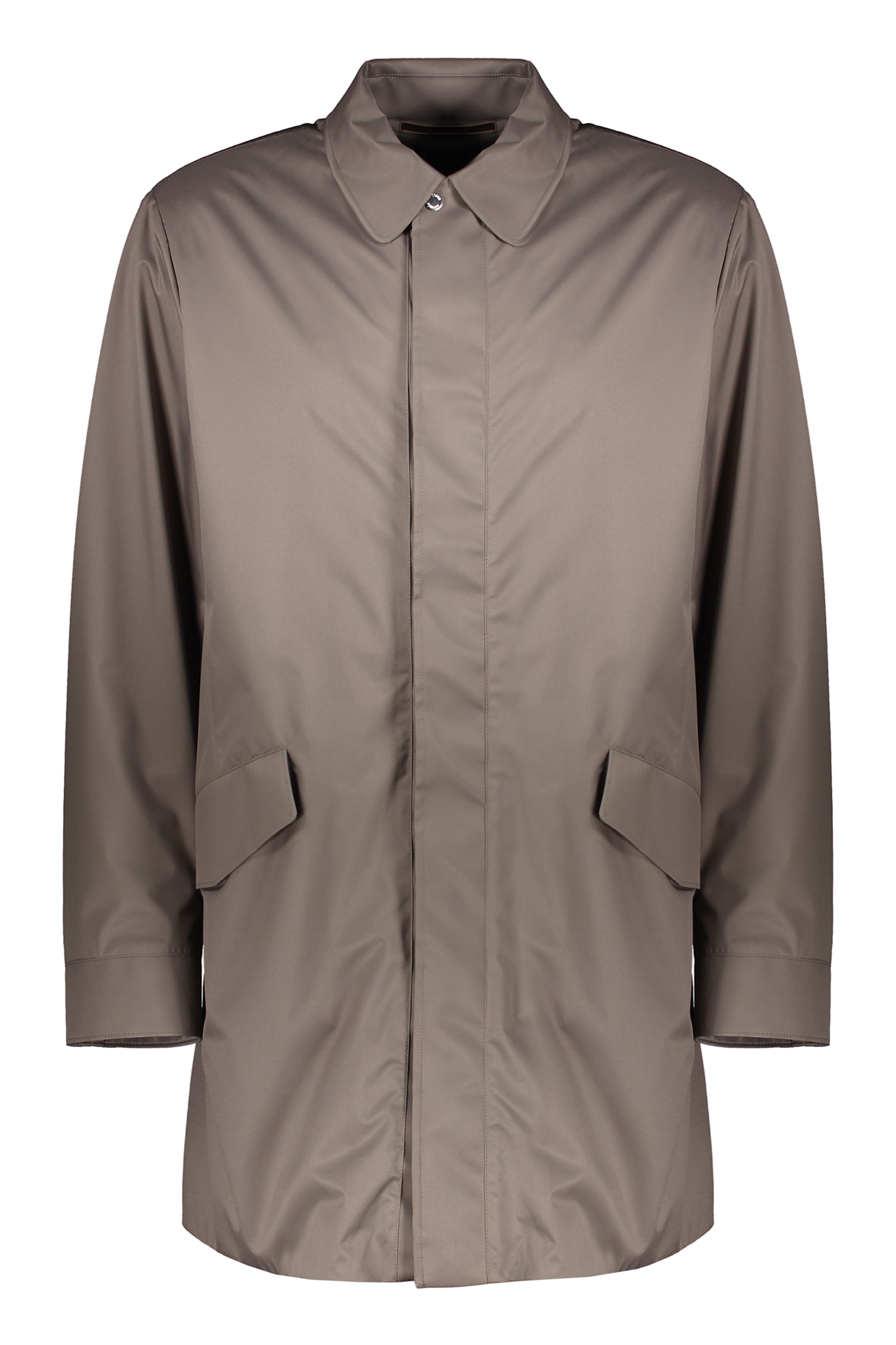Moorer Techno Fabric Jacket In Turtledove