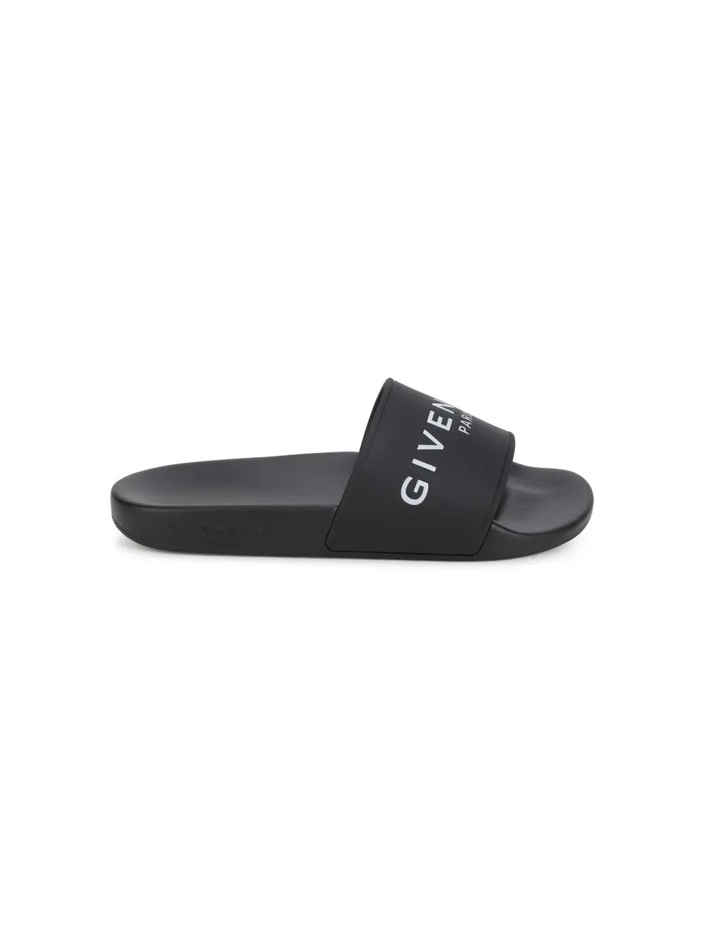 Shop Givenchy Slippers In Black Rubber