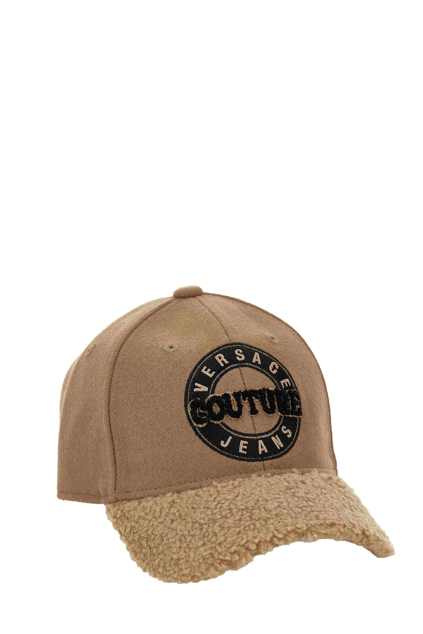 Versace Jeans Couture Baseball Cap In Brown