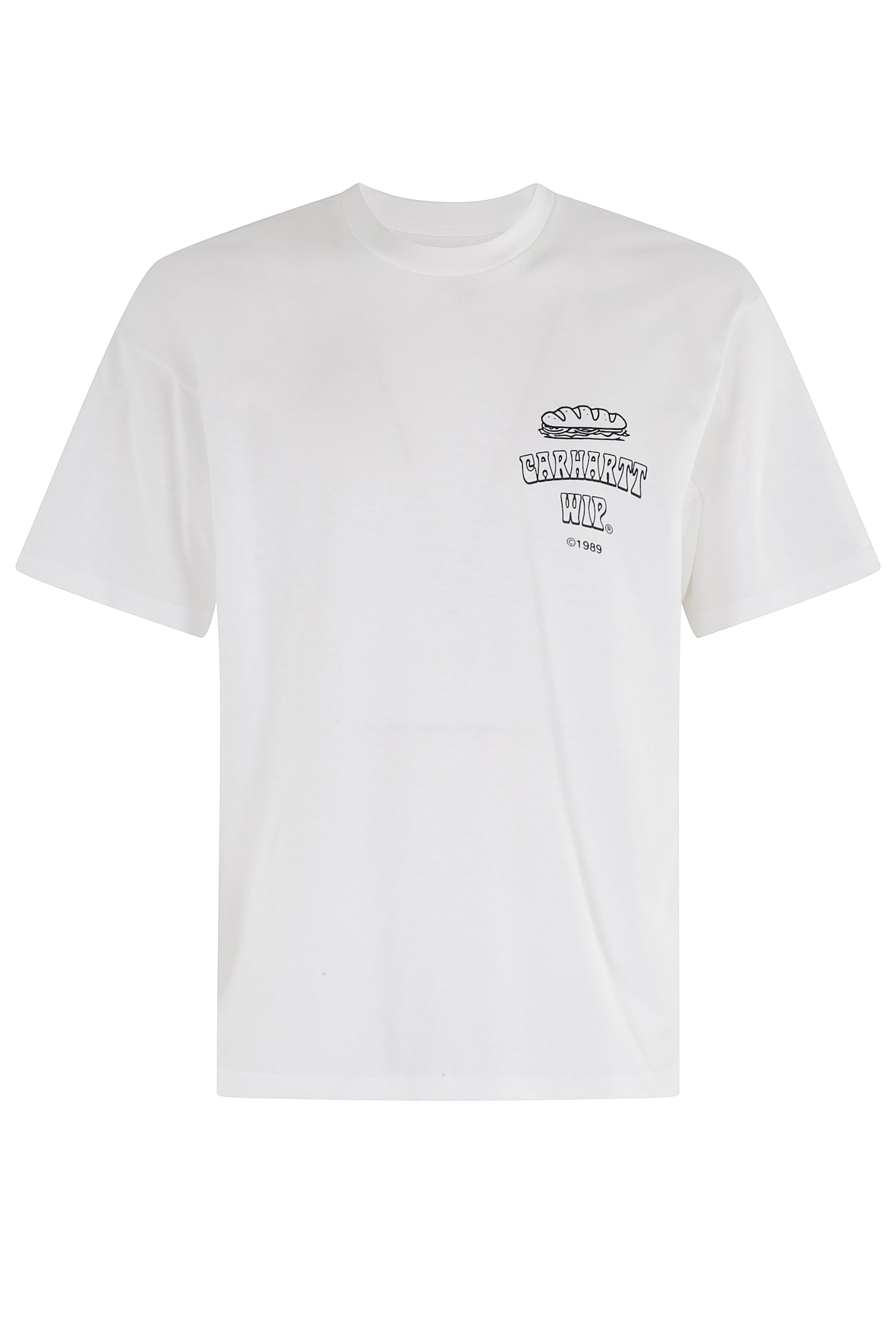 Carhartt Carhatt Wip Sandwich Short Sleeve Graphic Tee In White