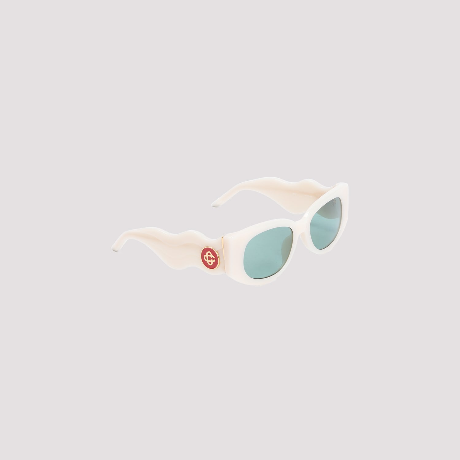 Casablanca The Memphis Rectangular-frame Sunglasses In White