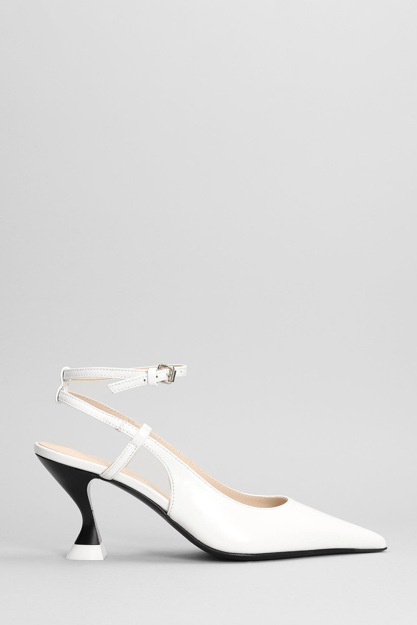 Elena Iachi Sandals In White Leather