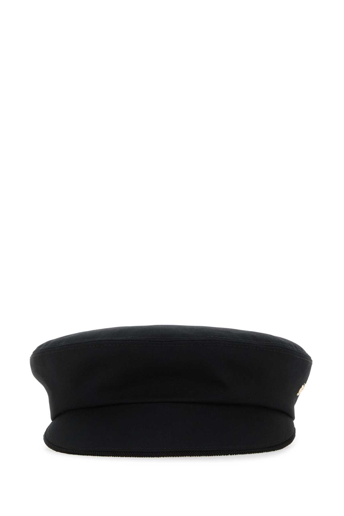 Shop Helen Kaminski Black Cotton Dali Hat