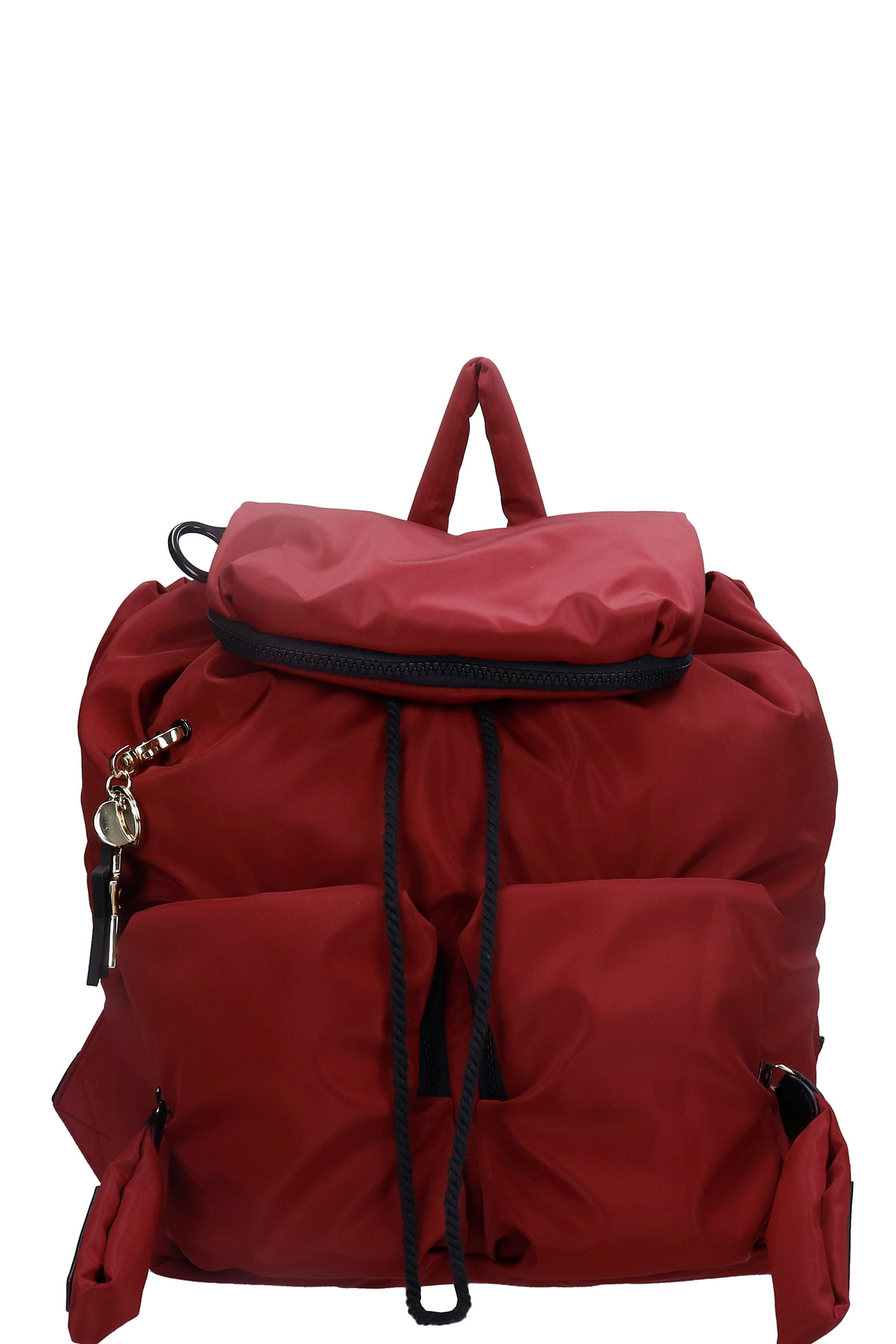 See by Chloé Backpack In Bordeaux Nylon