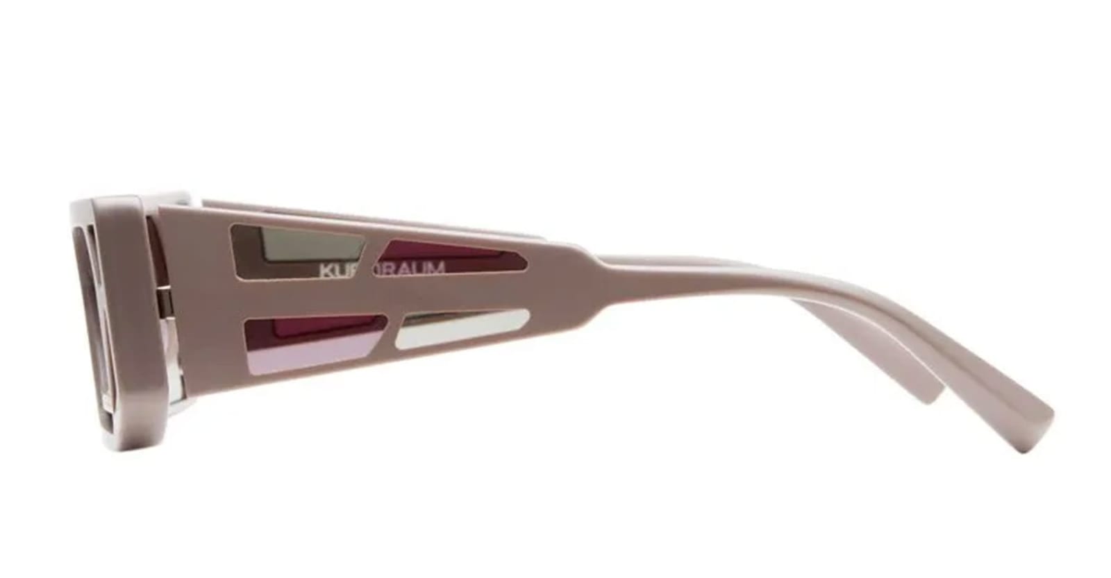 Kuboraum Geometric Sunglasses In Taupe