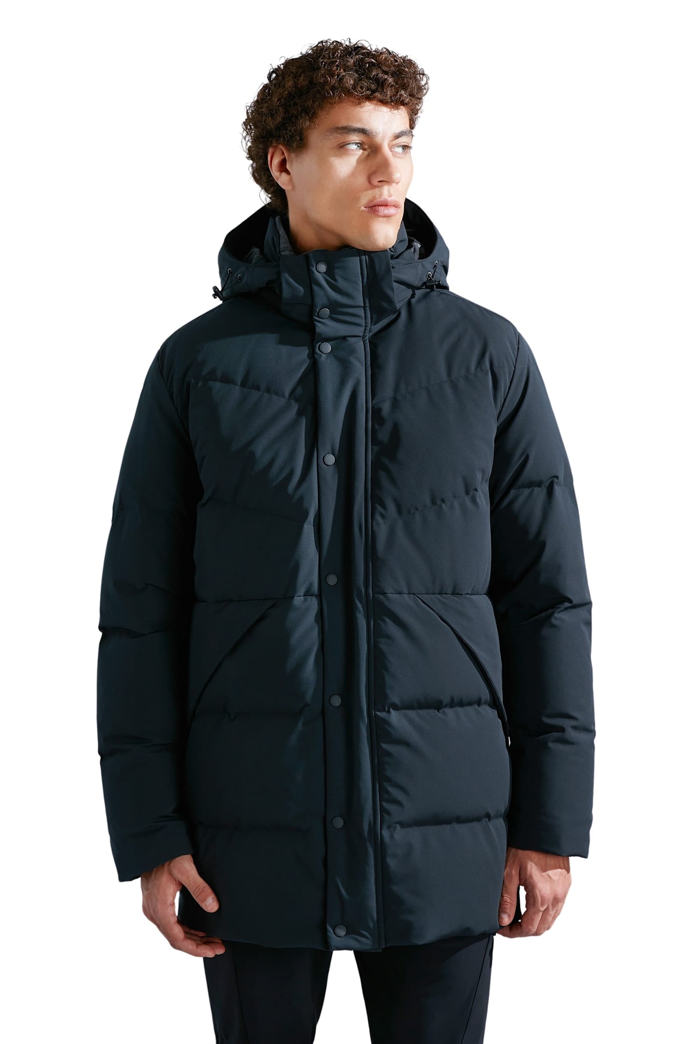 Shop Paul&amp;shark Typhoon Down Parka In Black