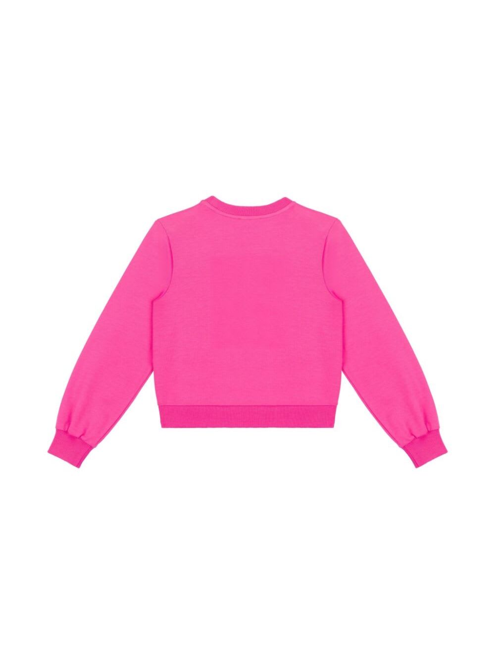 Moschino Round-neck Sweater In Pink