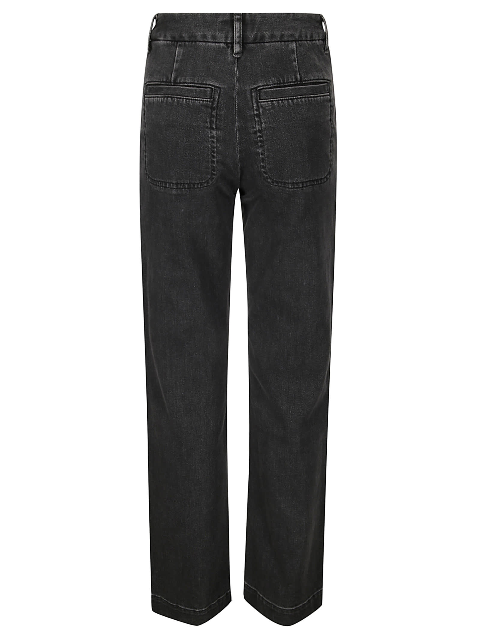 Shop Apc Jean Seaside In Washed Black