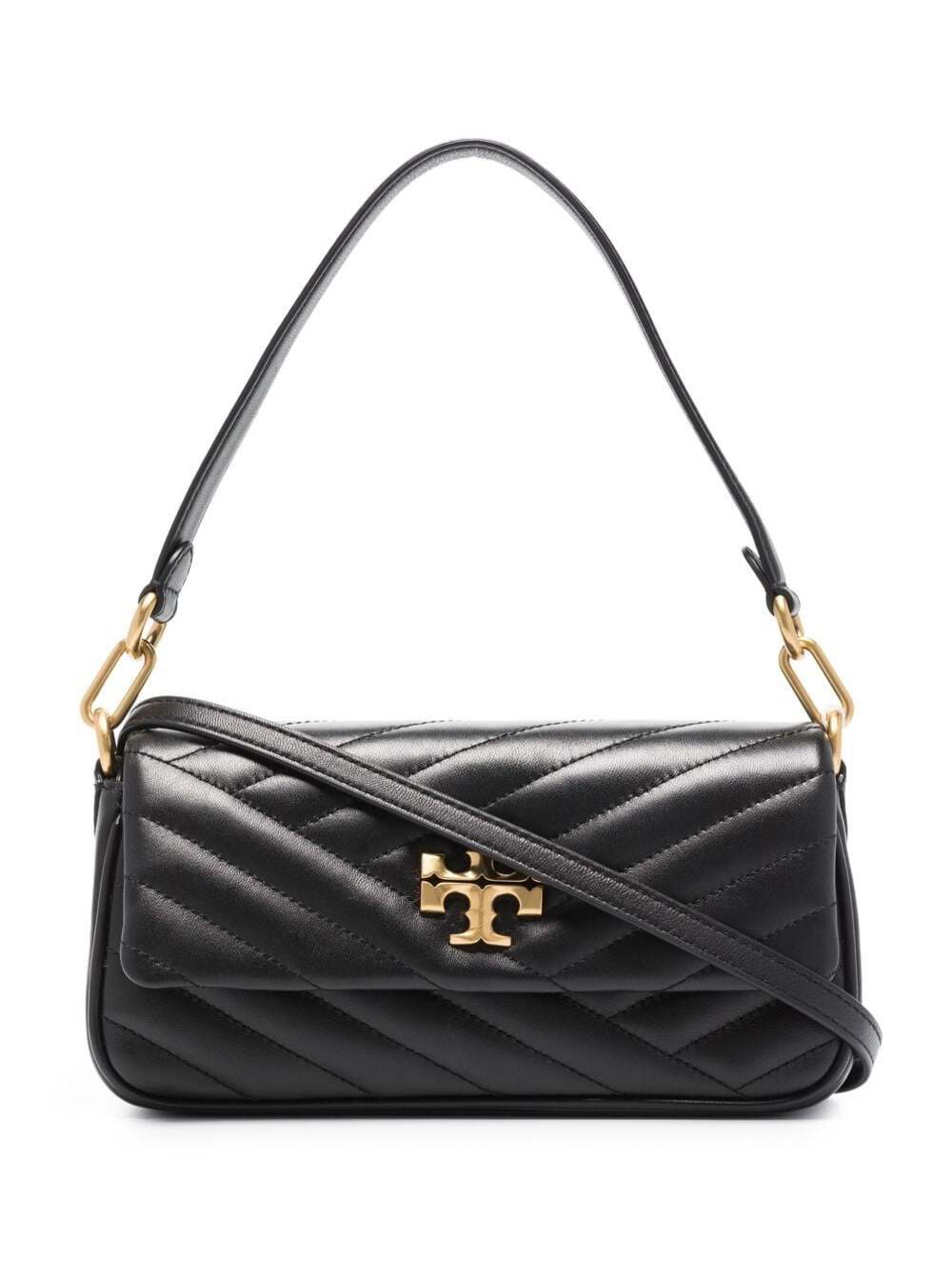 Tory Burch Kira Chevron Small Flap Shoulder Bag In Black ModeSens