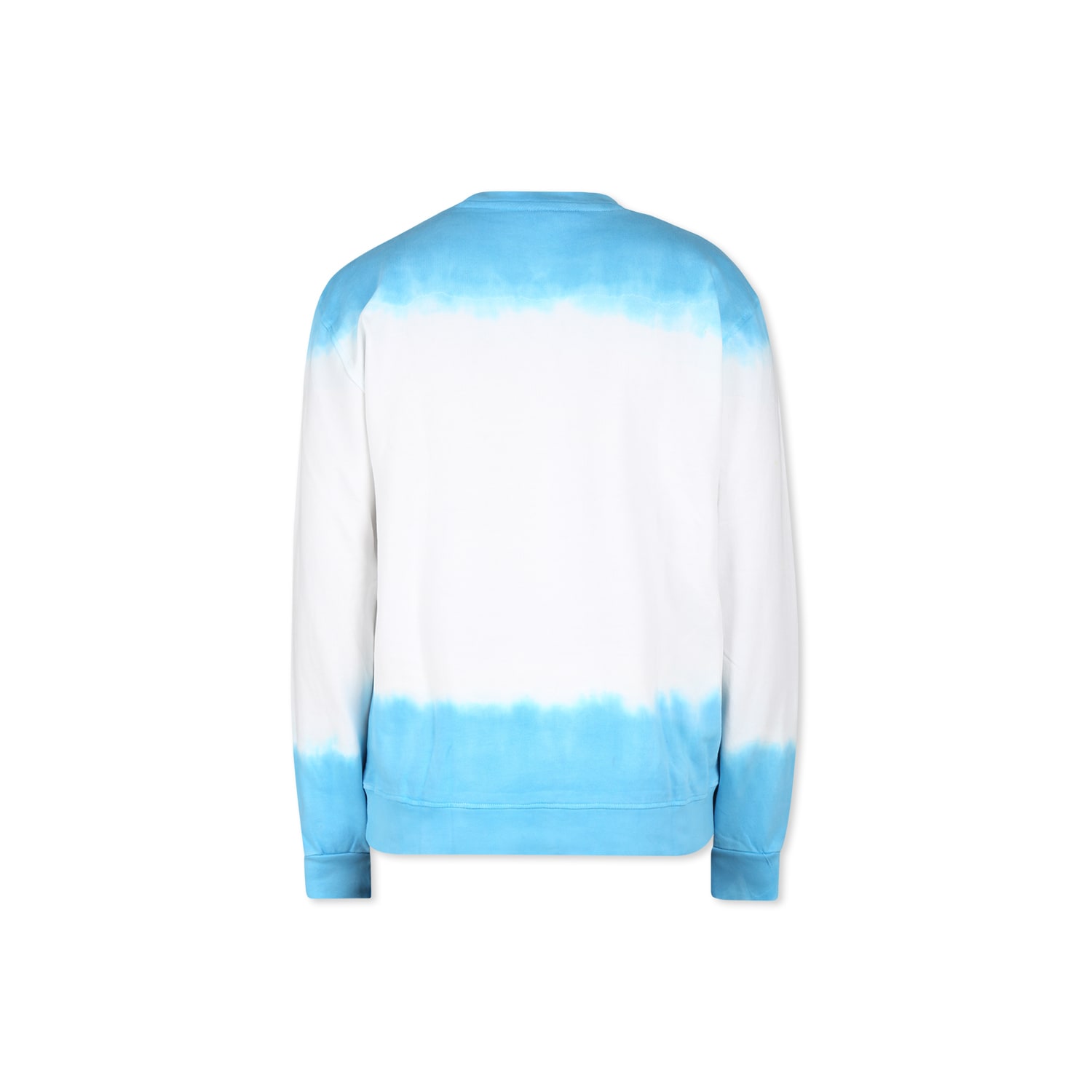 Diadora White Sweatshirt For Boy With Logo In Multicolor