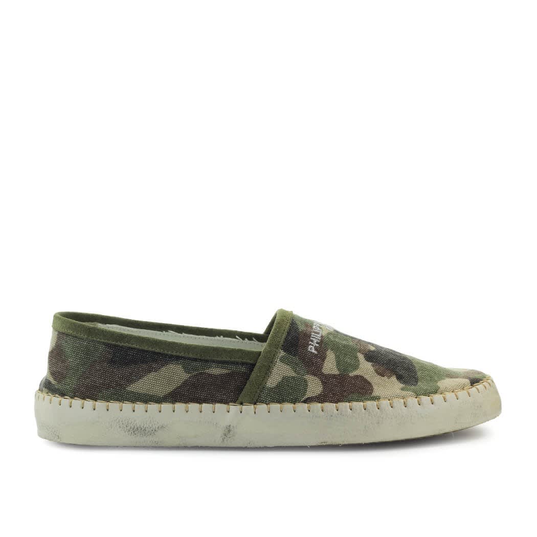PHILIPPE MODEL PHILIPPE MODEL MARSEILLE CAMOUFLAGE GREEN ESPADRILLE