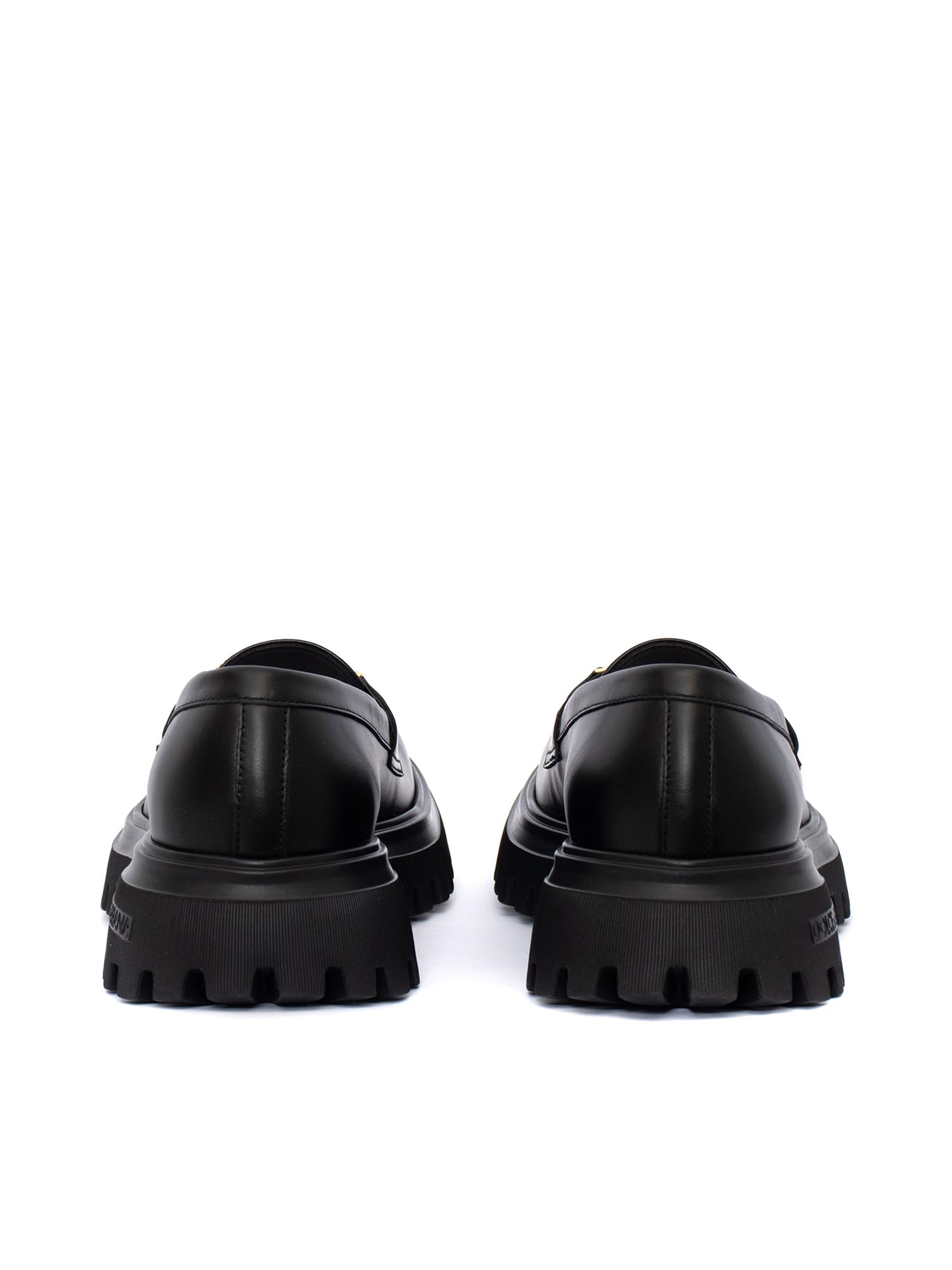 Dolce & Gabbana Mocassins In Black