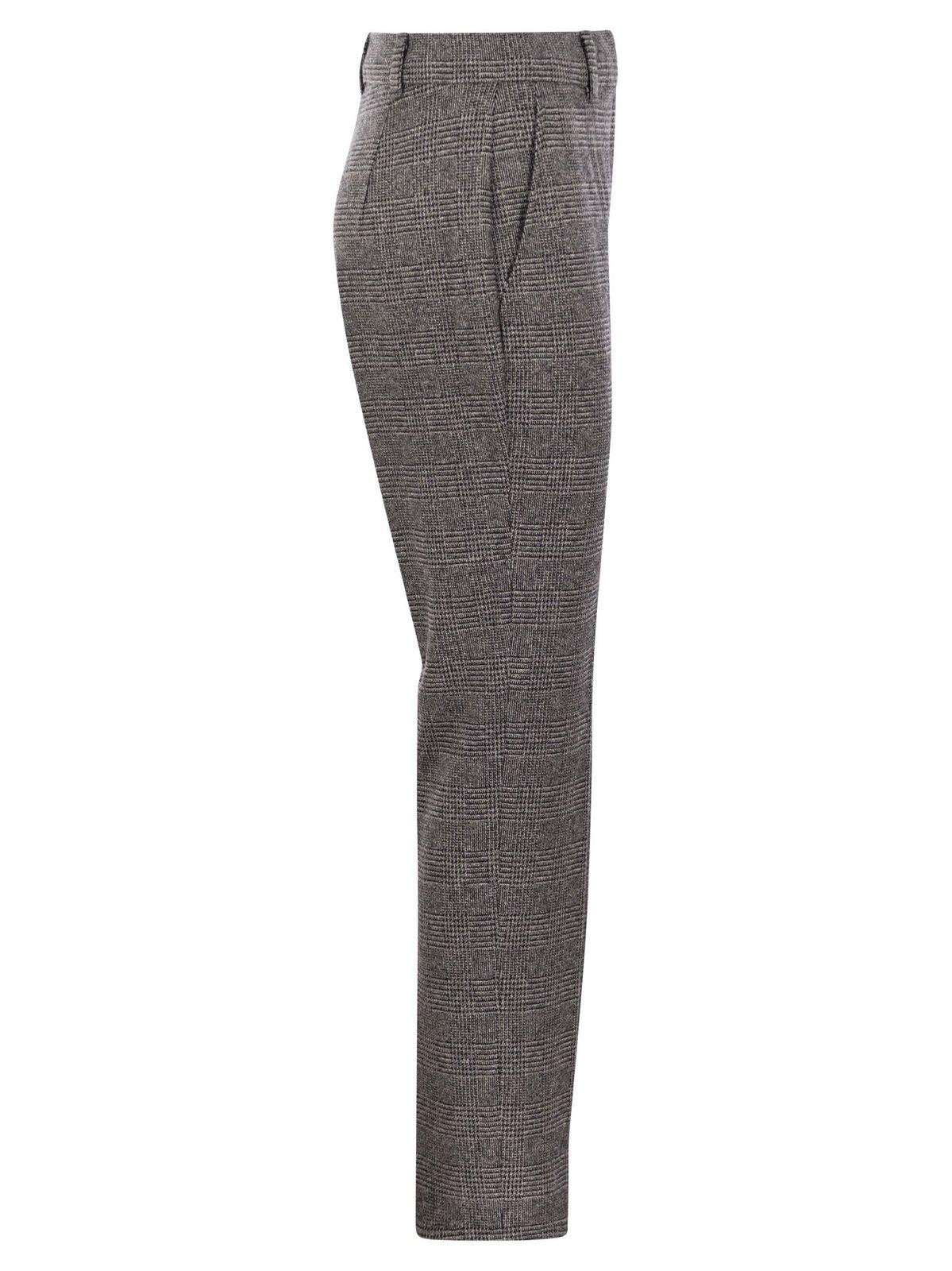 Shop Max Mara Gerico Slim-fit Trousers In Grey