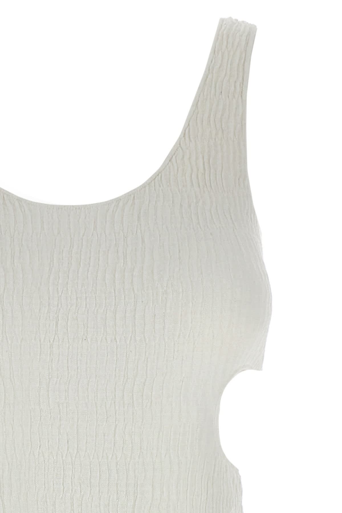 Shop Chloé Abito Cut Out In White