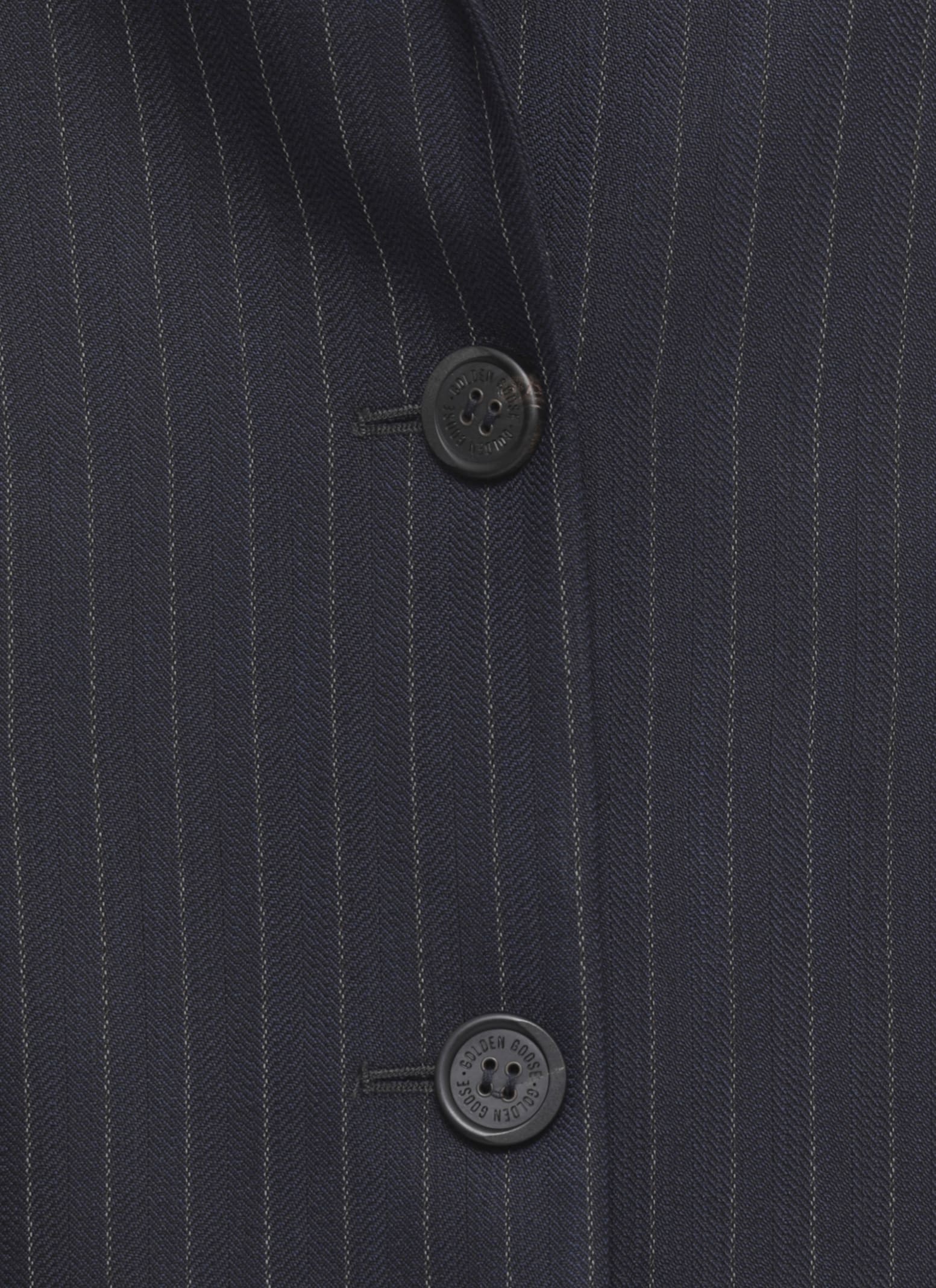 Golden Goose Wool Blazer In Black