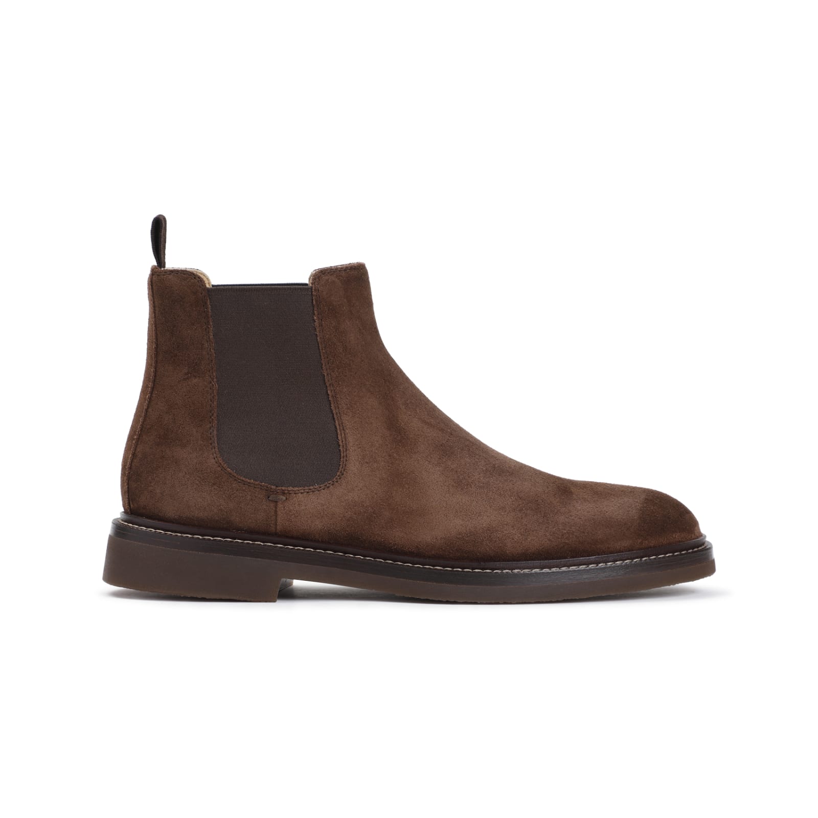 Shop Brunello Cucinelli Ankle Boot In Dark Brown