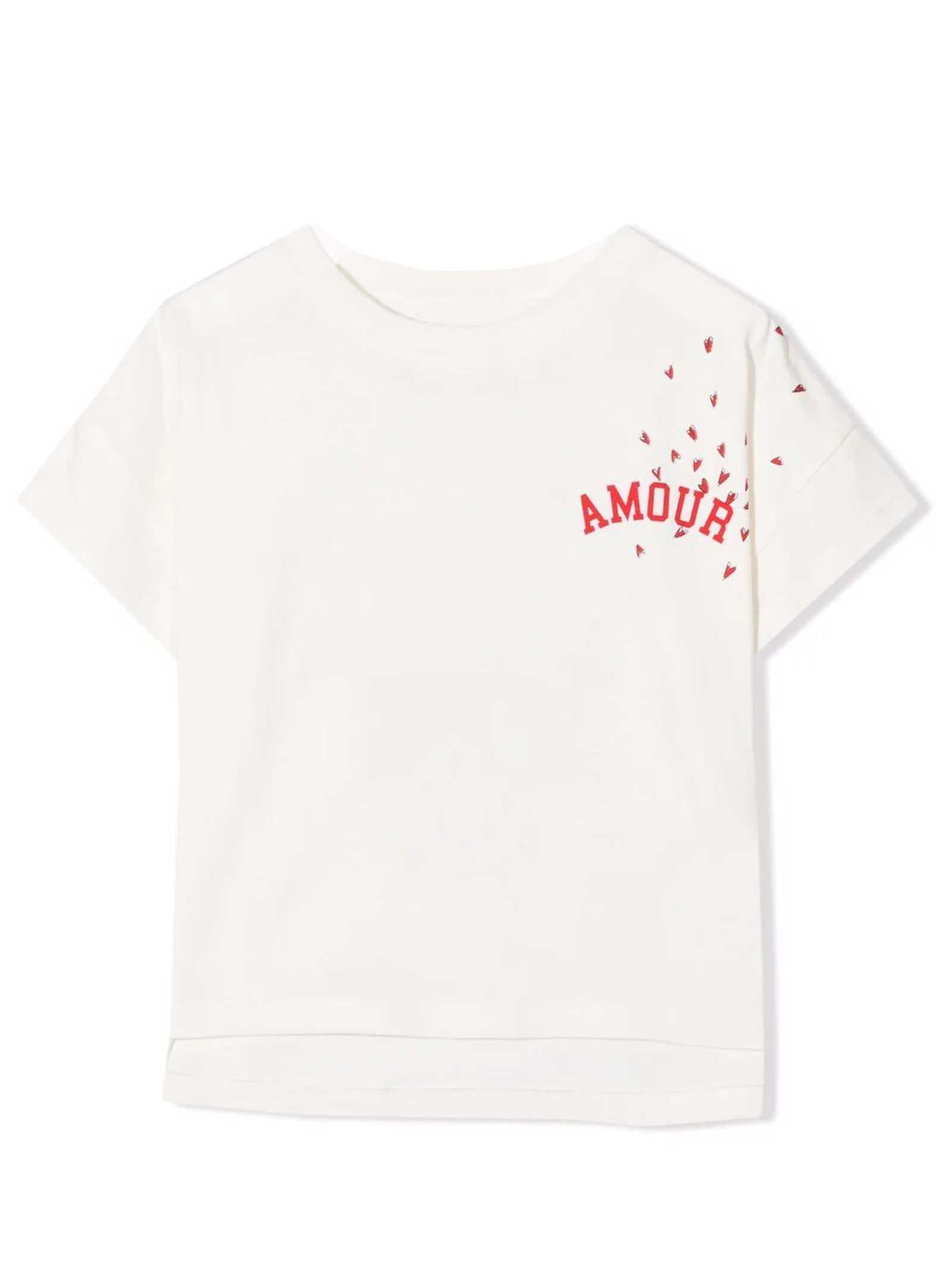 White T-shirt With Print Zadig & Voltaire