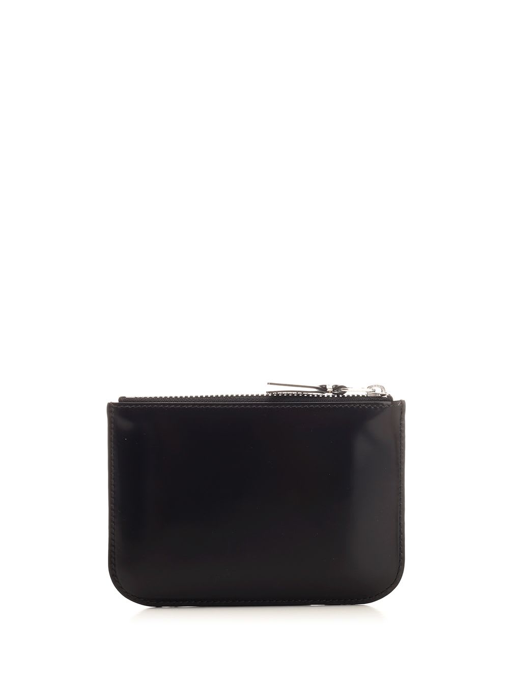 Shop Comme Des Garçons Black Coin Purse In Silver