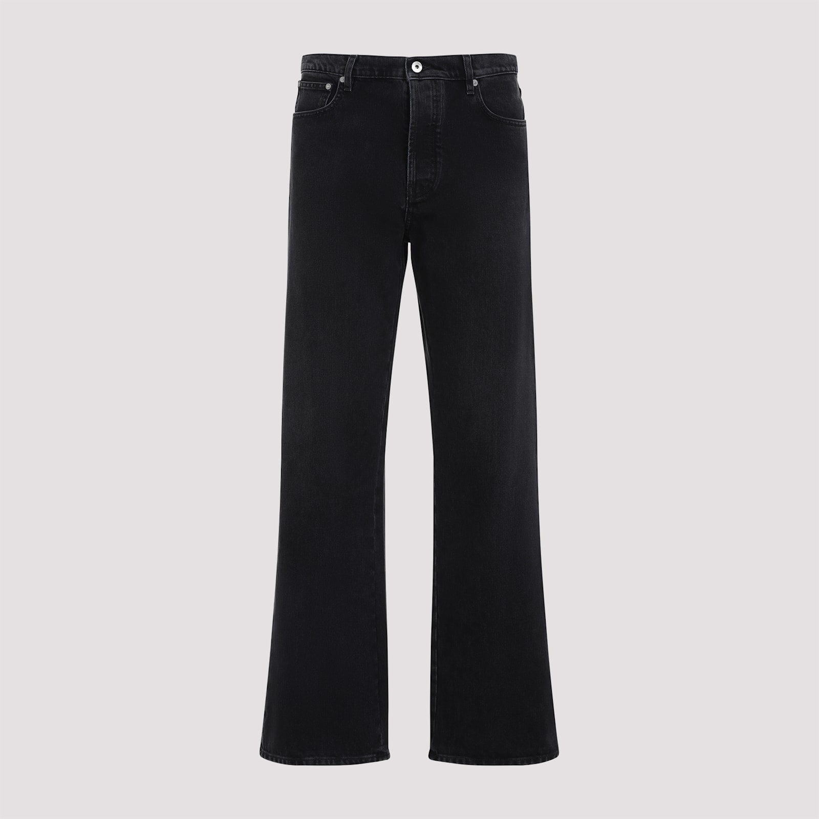 Off-white Relaxed Fit Diag Jeans In Vintage Black