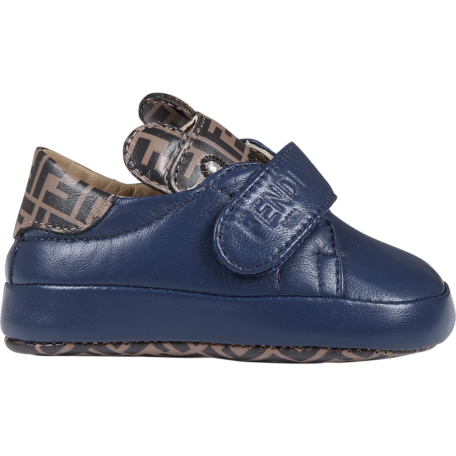 Fendi Blue Sneakers For Baby Boy
