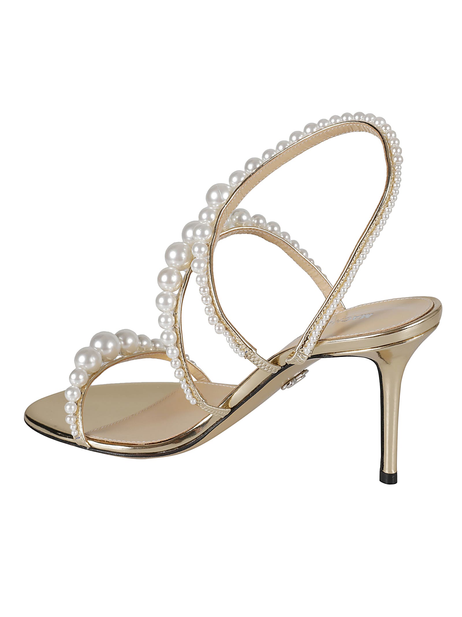 MACH &AMP; MACH SIRENE ROUND TOE PEARL SANDALS 