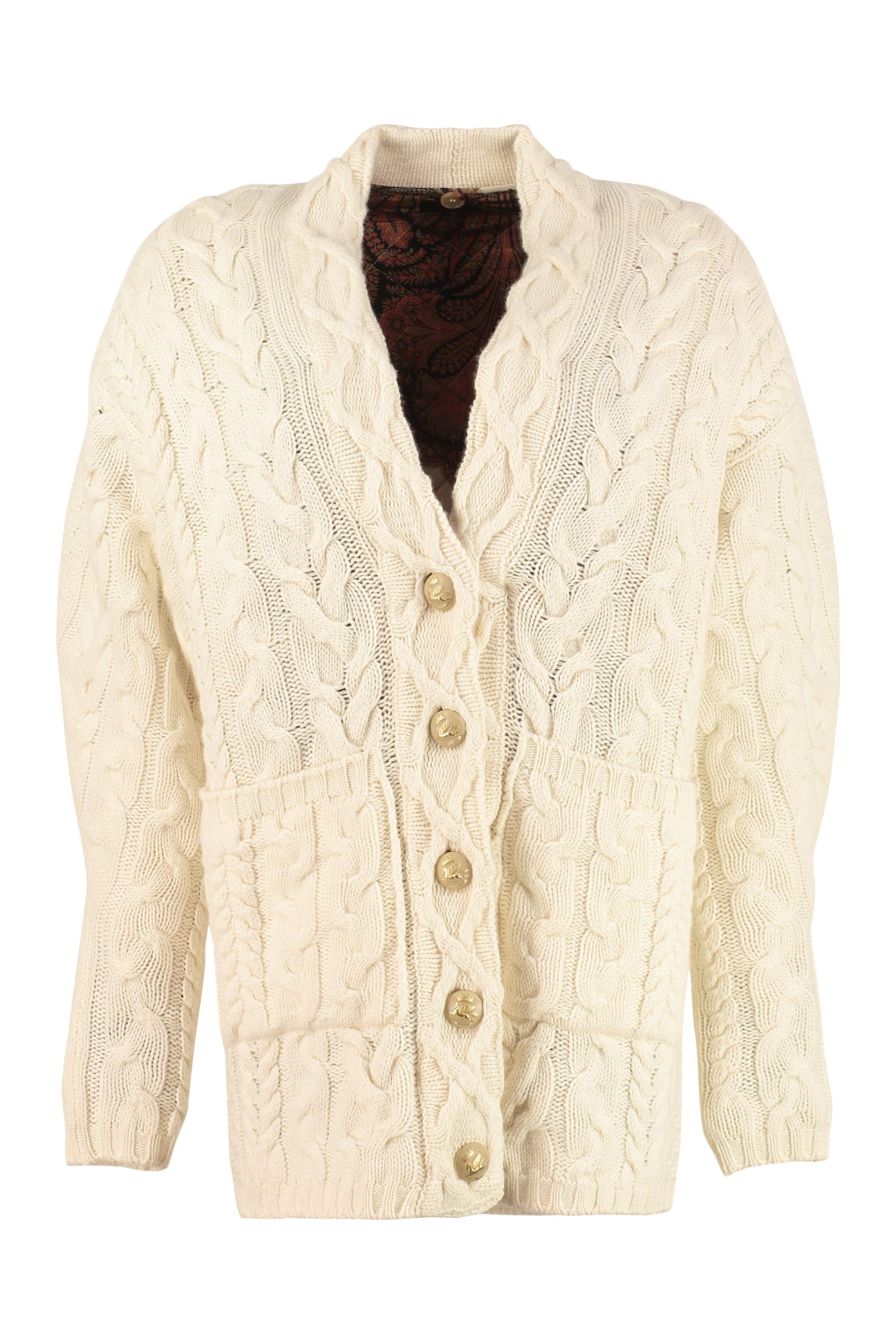 Etro Wool And Cashmere Cardigan