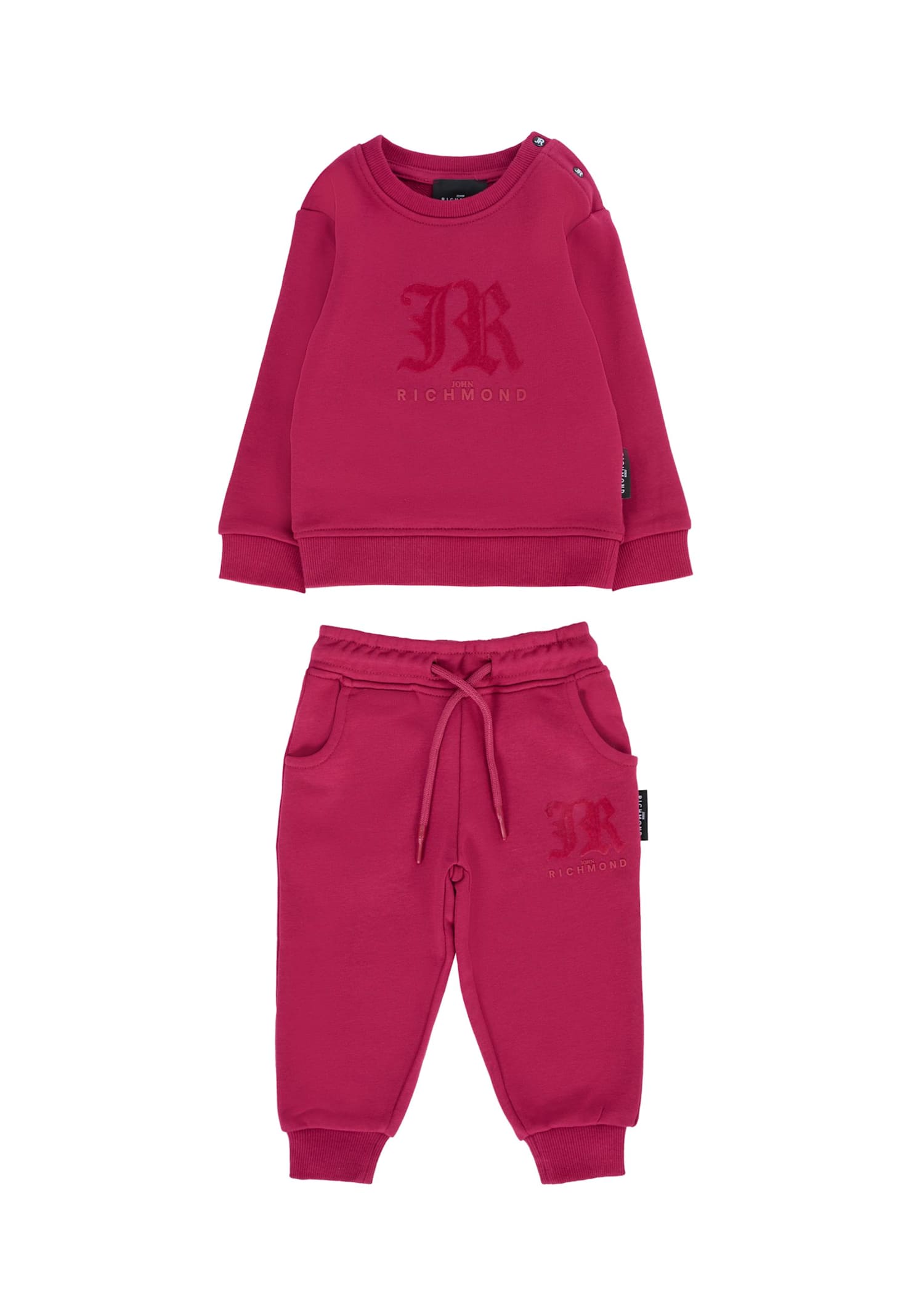 Richmond Red Set For Baby Boy With Logo In Red