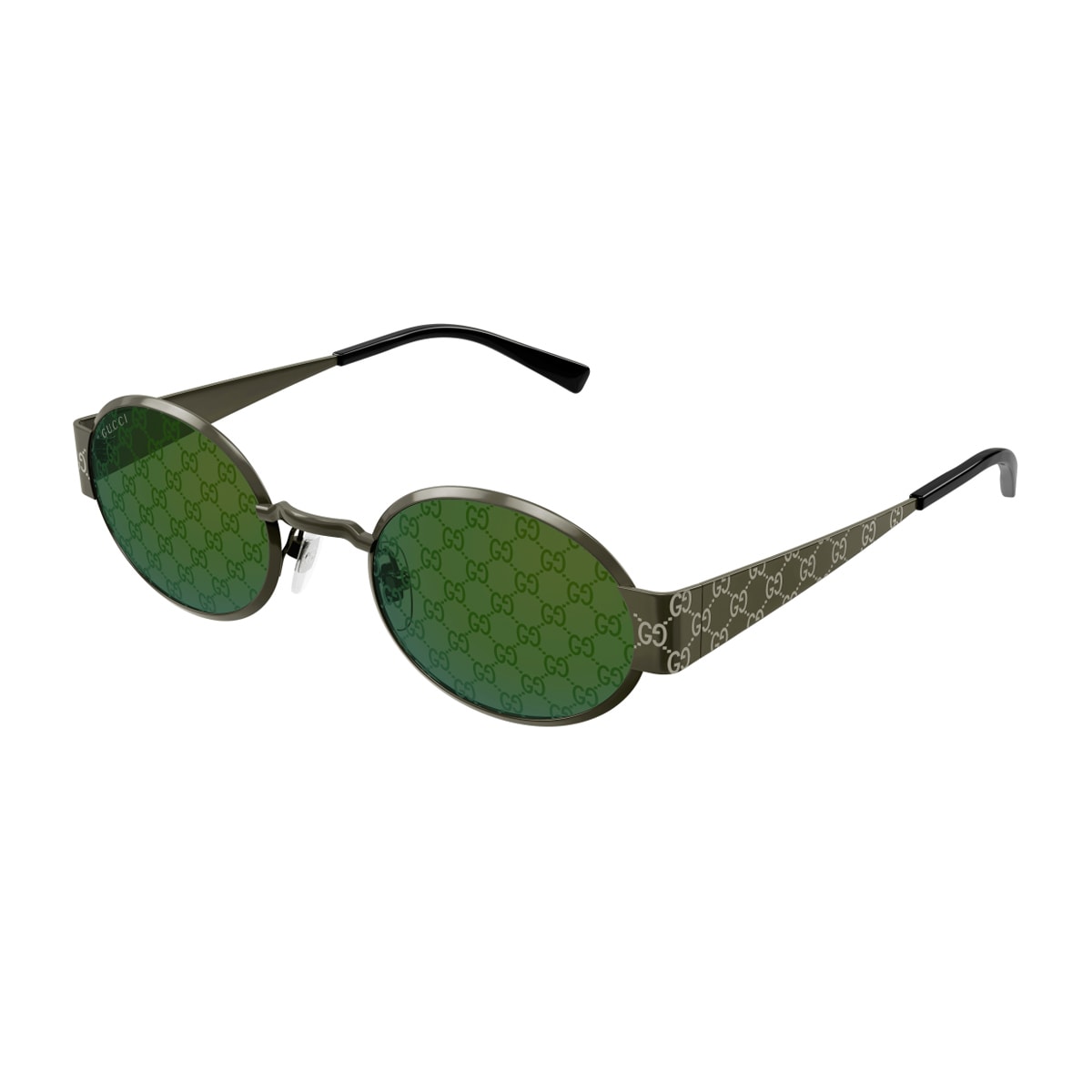 Gucci Gg1854s Linea Sign 003 Green Sunglasses In Green