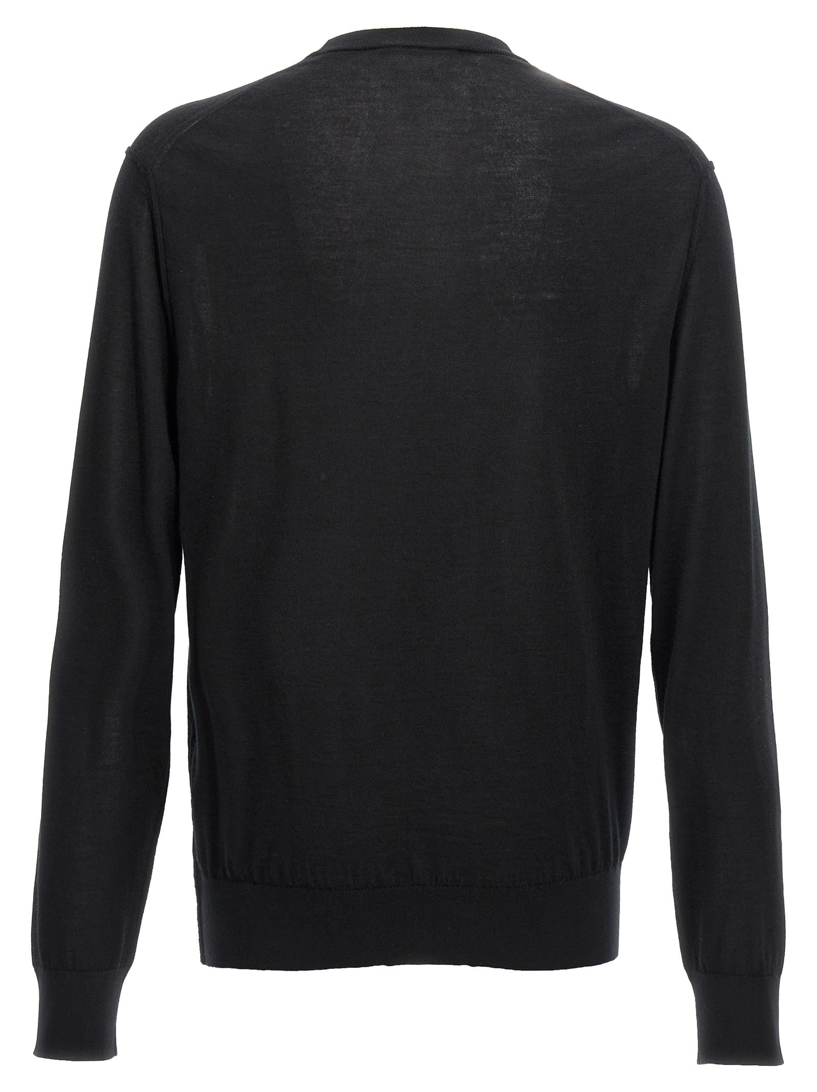 Shop Dolce & Gabbana Logo Embroidery Sweater In Black