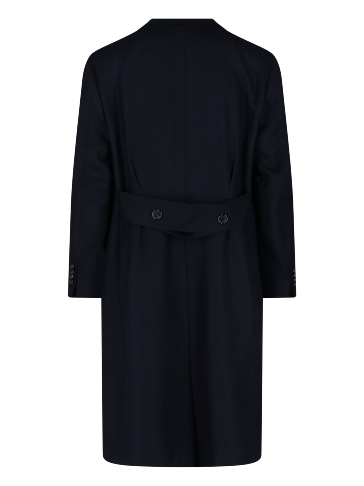 Cesare Attolini Double-breasted Coat In Black