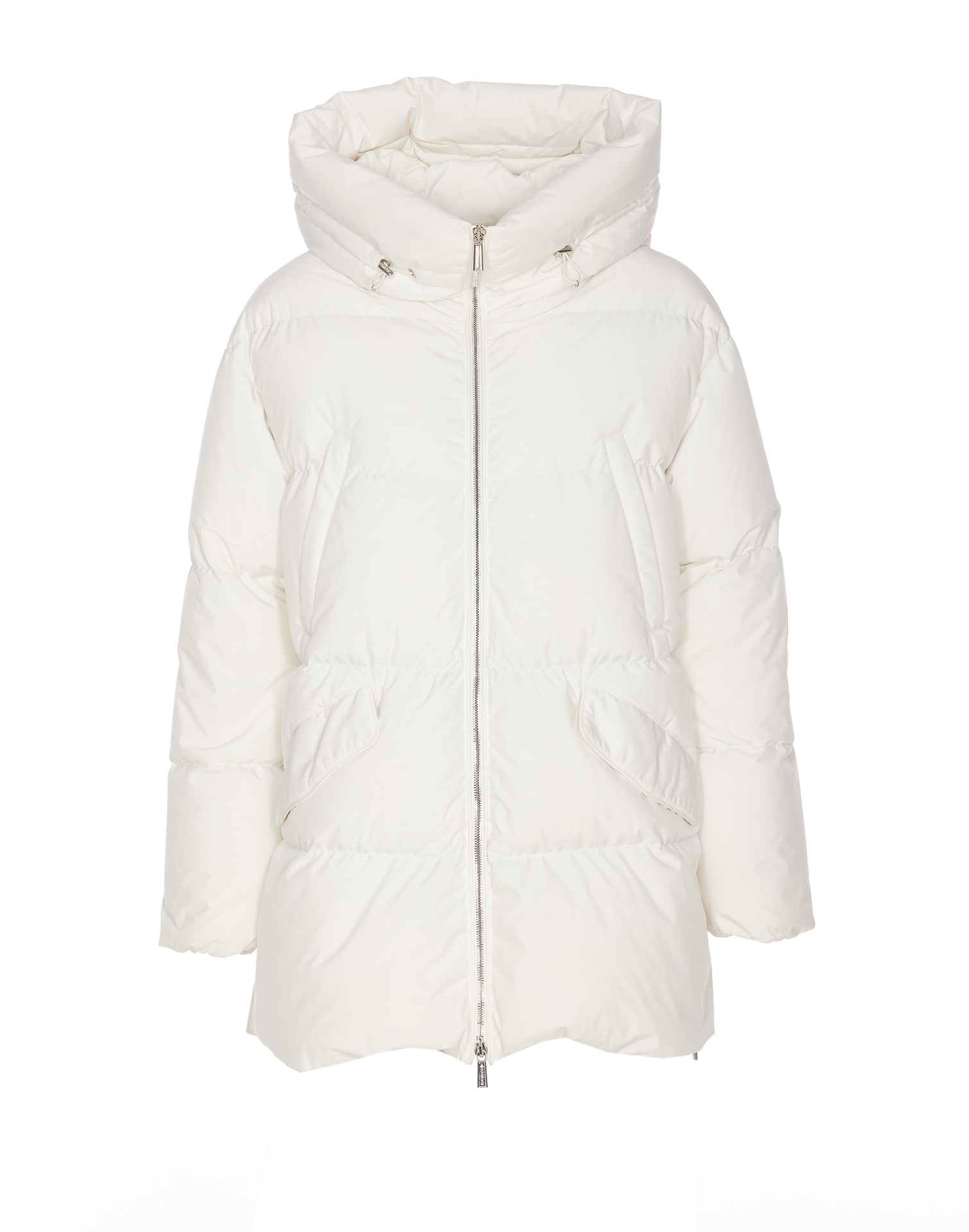 Shop Moorer Calliope Down Jacket In White