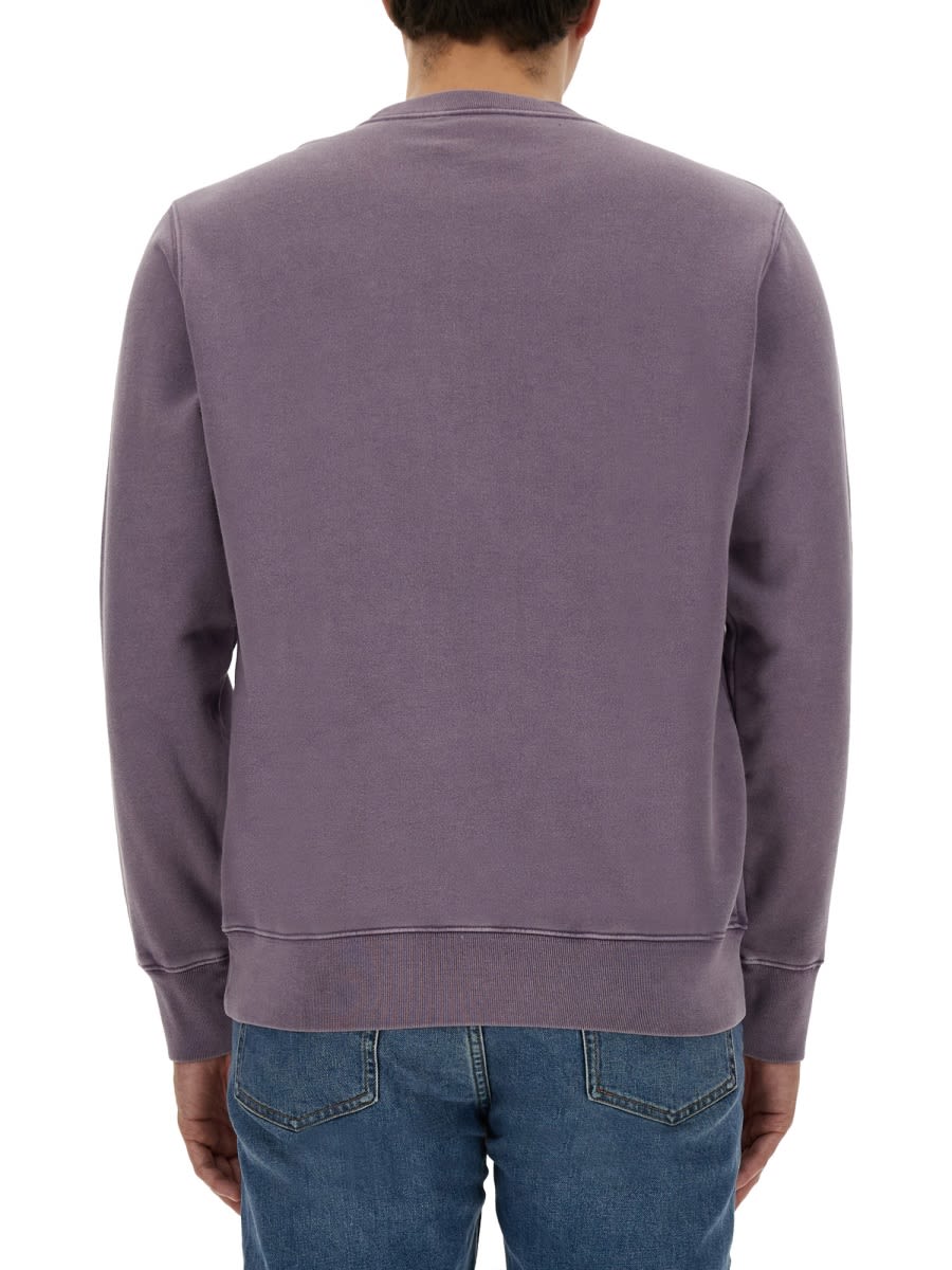 Shop Ps By Paul Smith Sweatshirt With Bunny Print In Purple