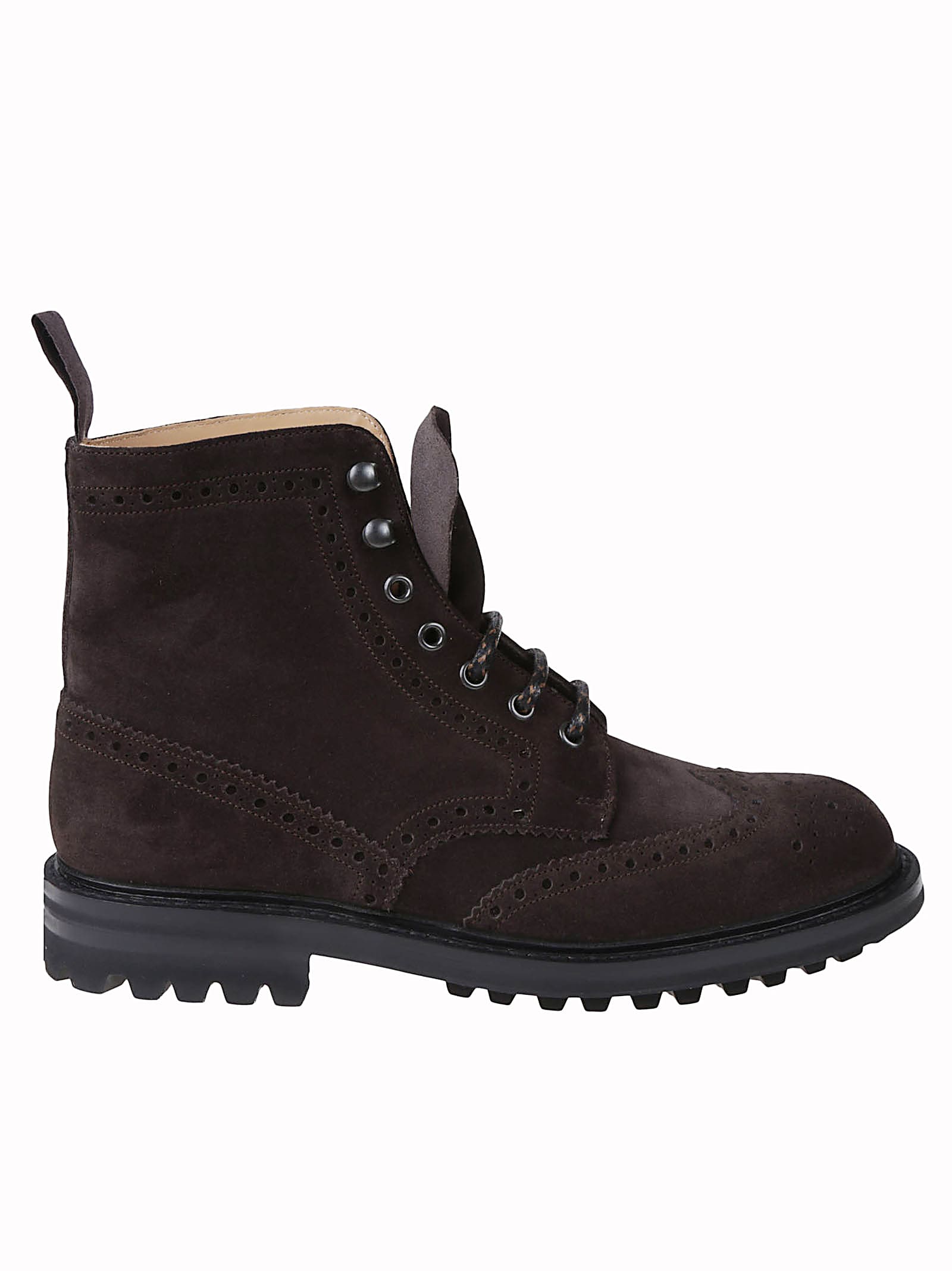 Church's Mc Farlane Lace-up Biker Boots In Brown