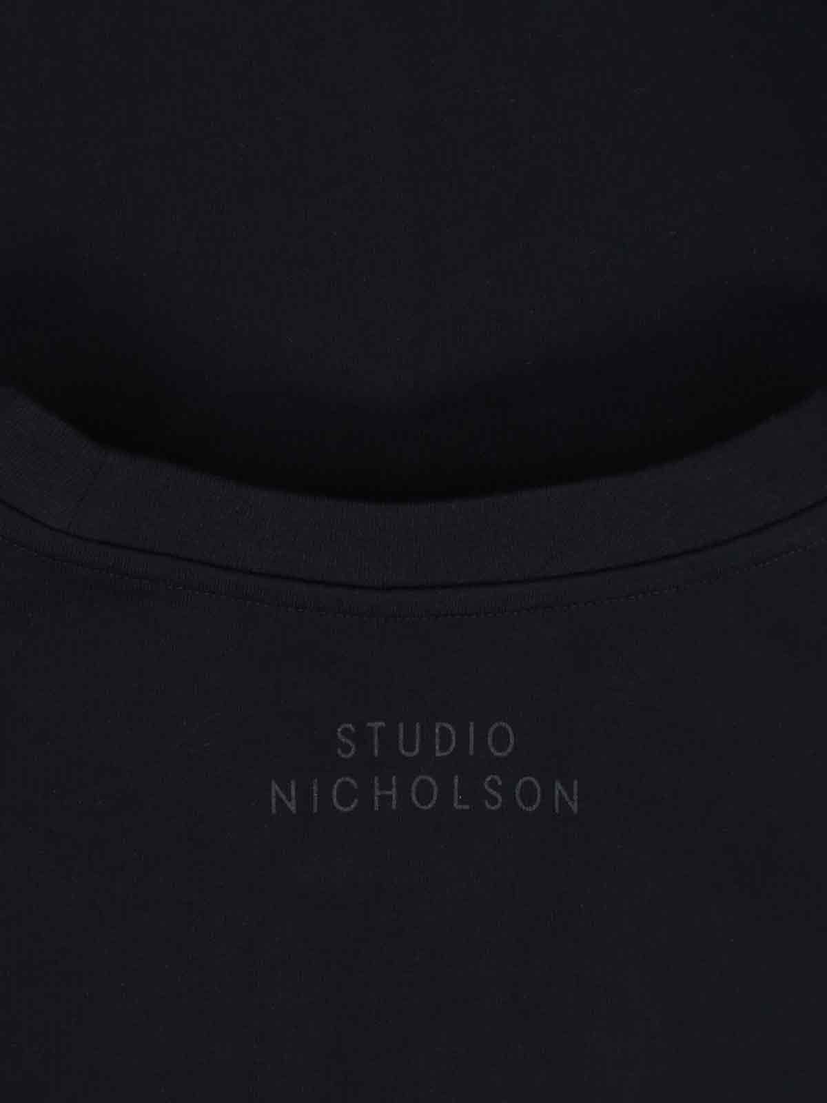 Shop Studio Nicholson Oversize T-shirt In Black