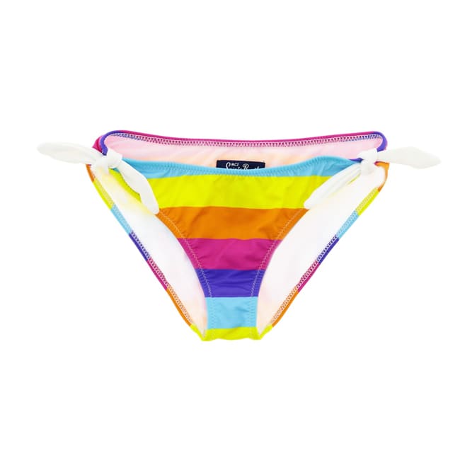MC2 Saint Barth Love Rainbow Stripe Girls Swim Bottom