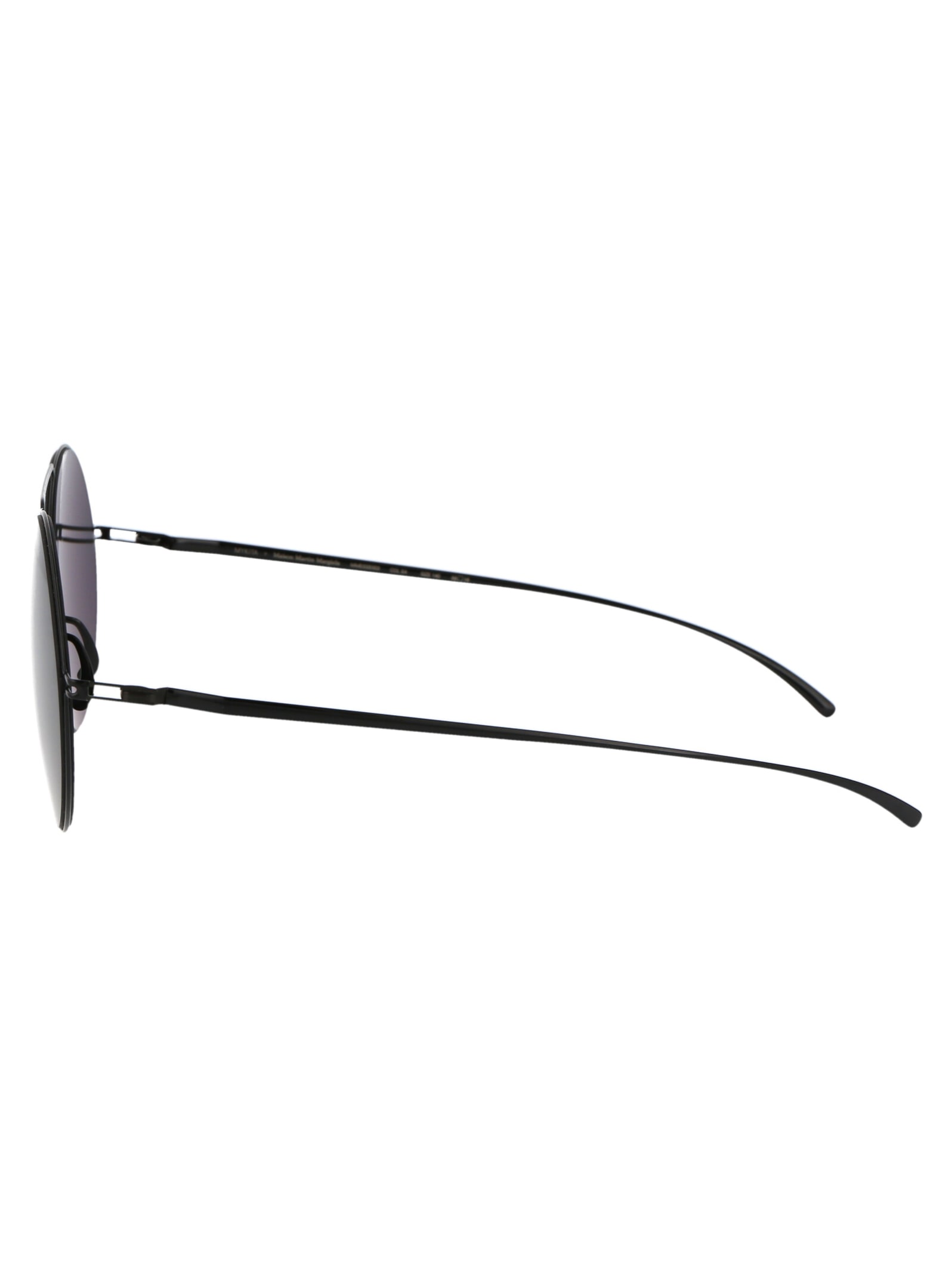 Shop Mykita Mmesse003 Sunglasses In 190 E4 Black Dark Grey Solid