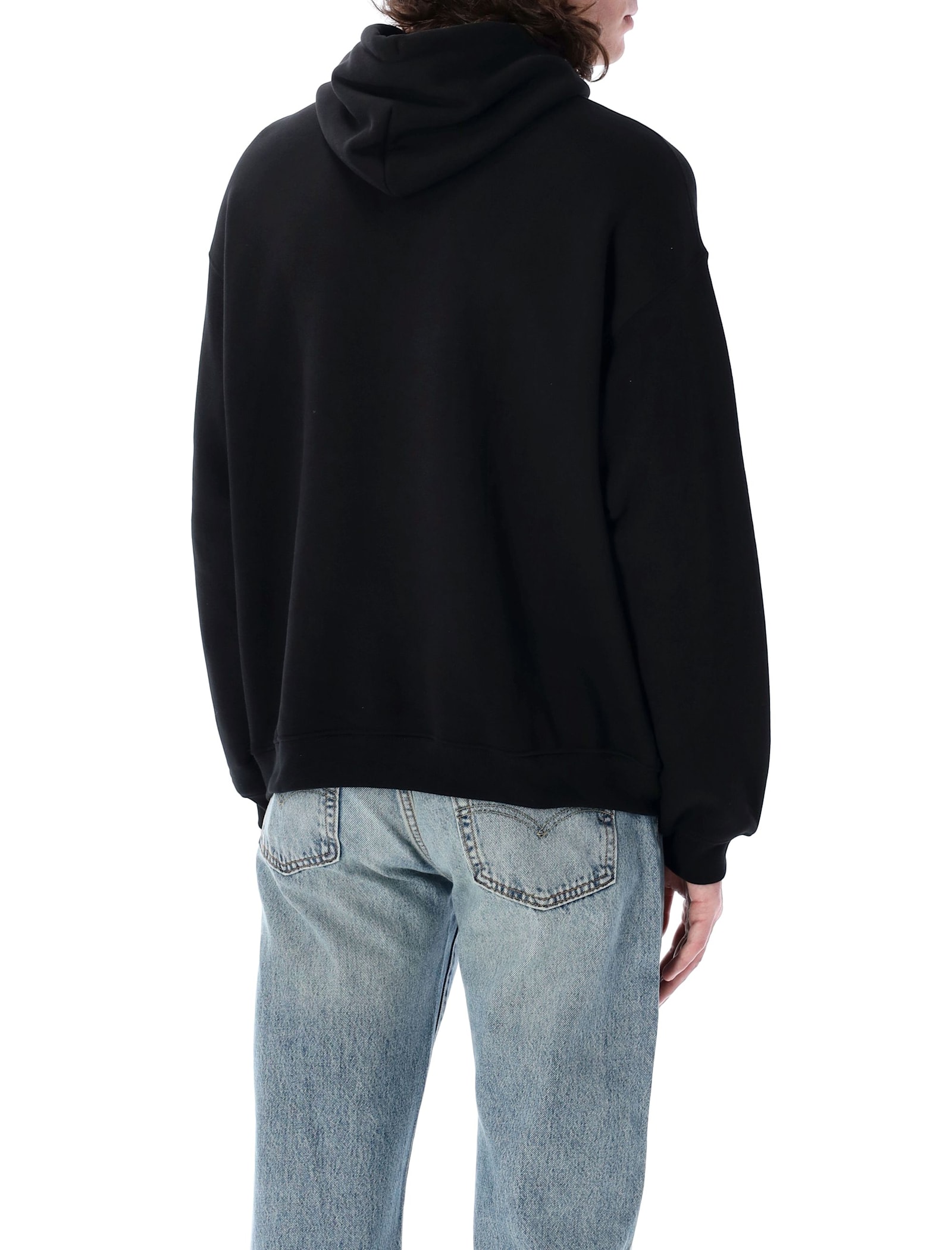 Shop Lacoste Loose Fit Badge Accent Hoodie