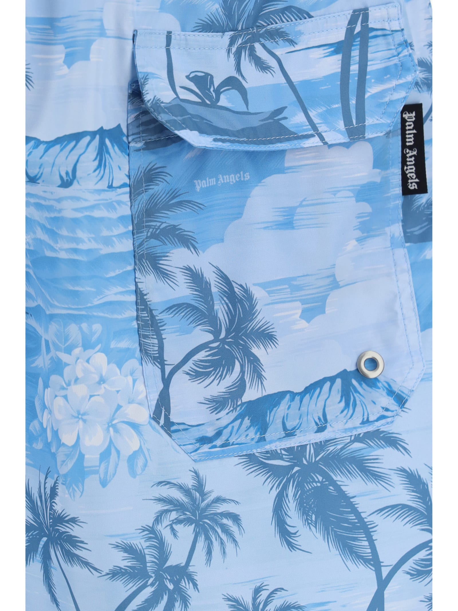 Shop Palm Angels Sunset Swimshort