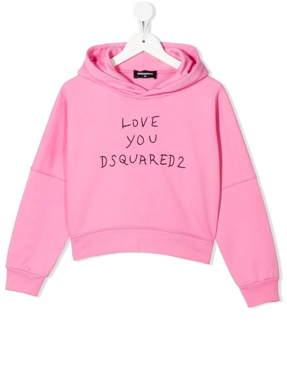 Kids Pink love You Dsquared2 Hoodie