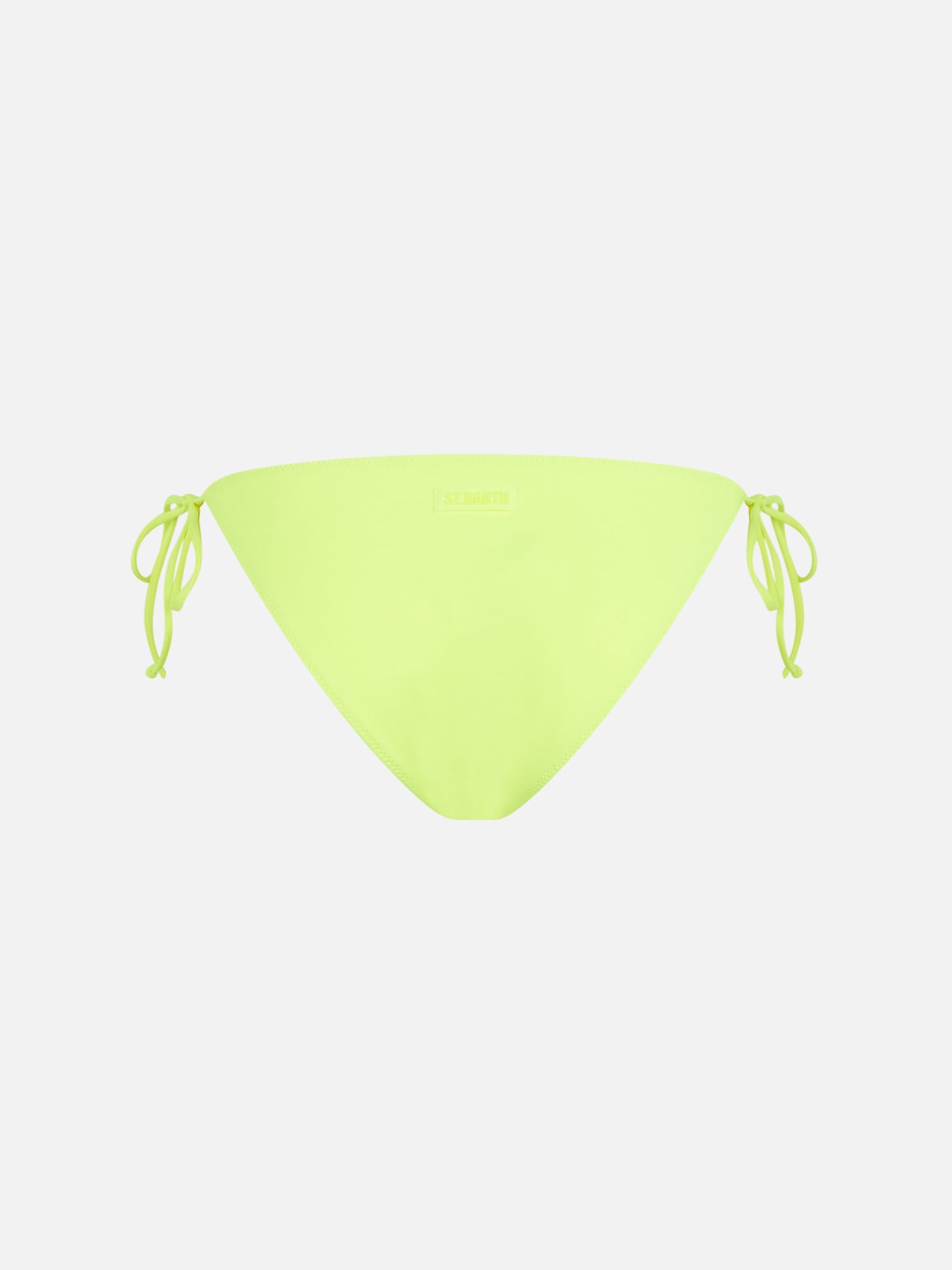 Mc2 Saint Barth Woman Fluo Yellow Classic Swim Briefs Virgo In Yellow
