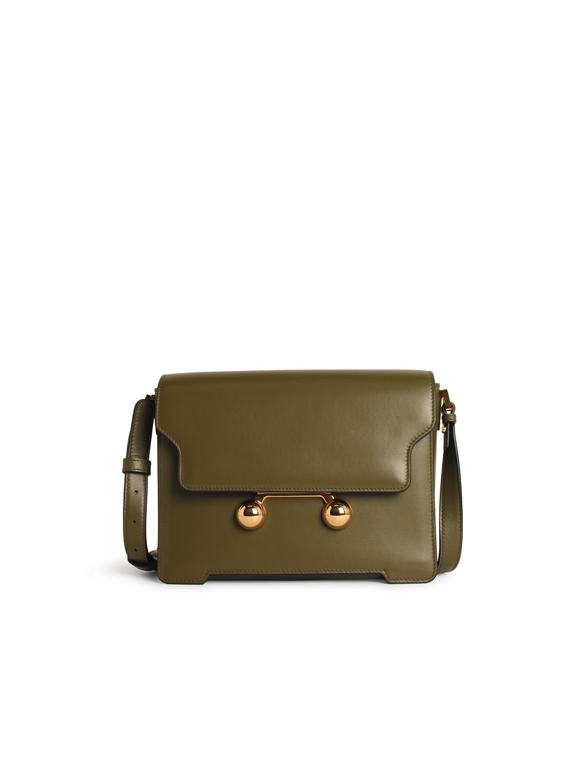 Medium trunkaroo Shoulder Bag In Green Leather