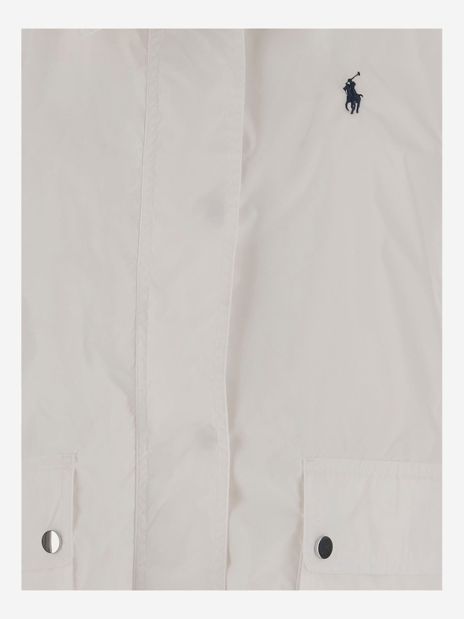 Shop Polo Ralph Lauren Waterproof Jacket In White