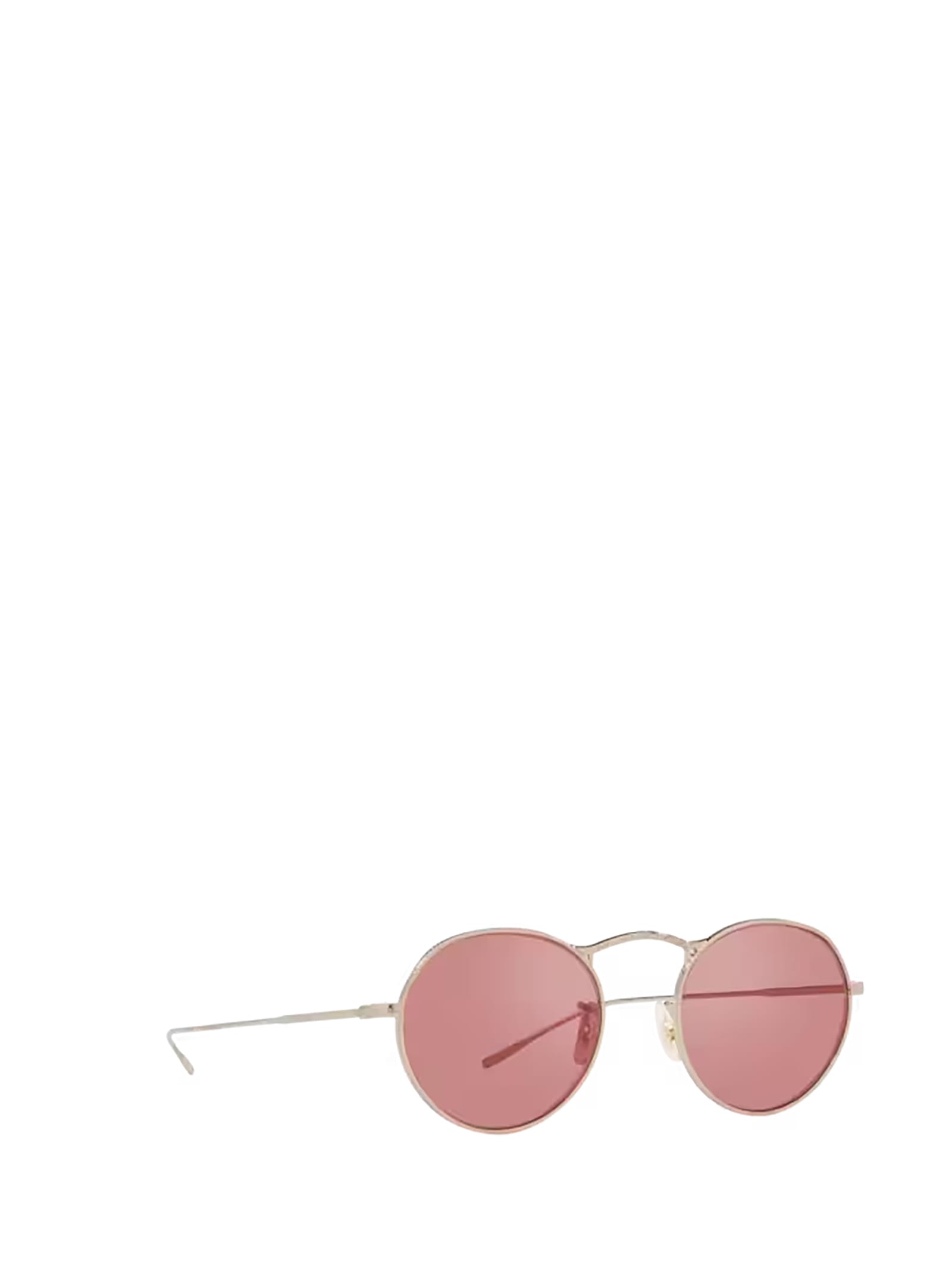 Shop Oliver Peoples Ov1220s Gold Sunglasses