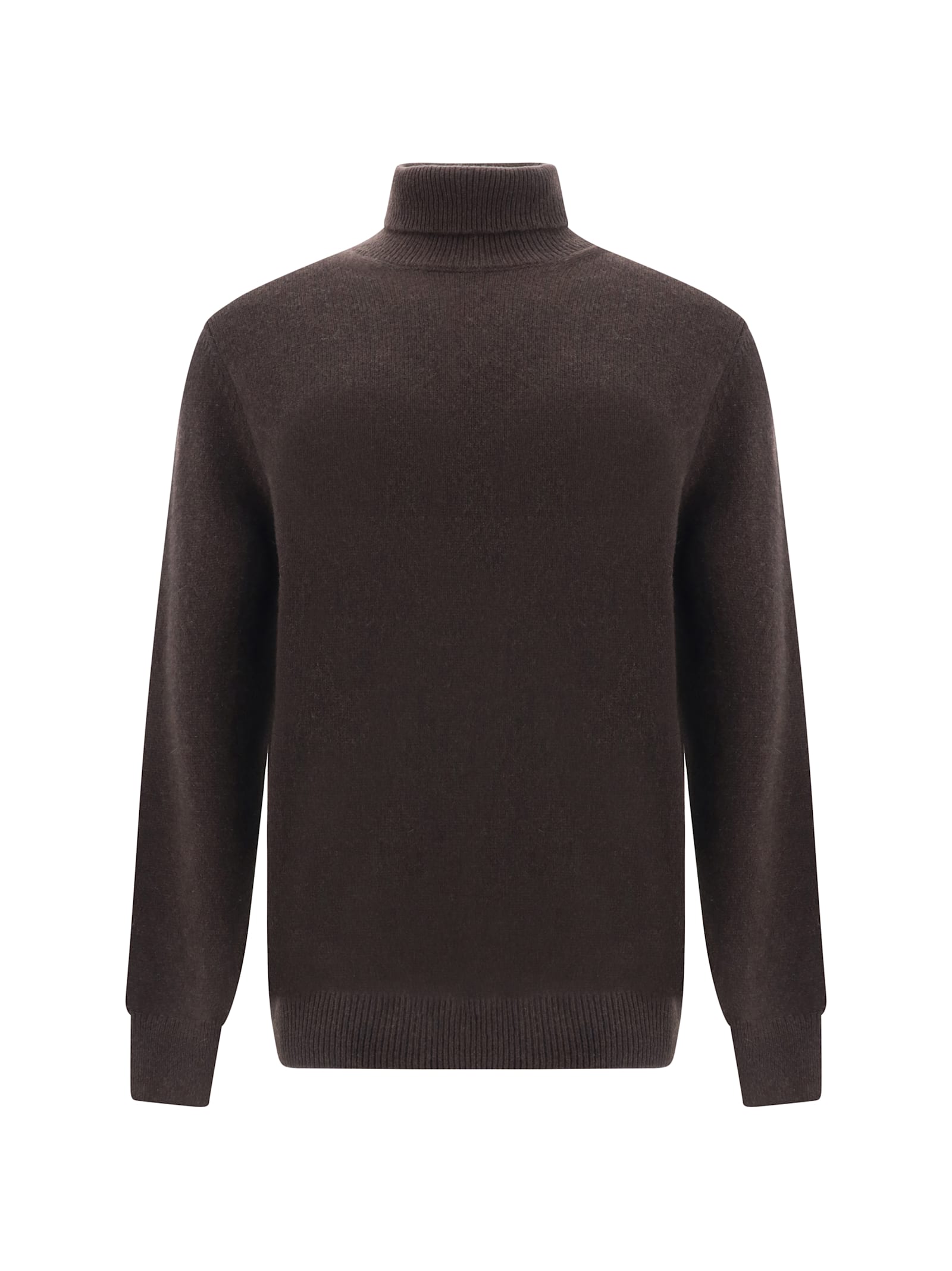 Shop Aragona Turtleneck Sweater In Ebano